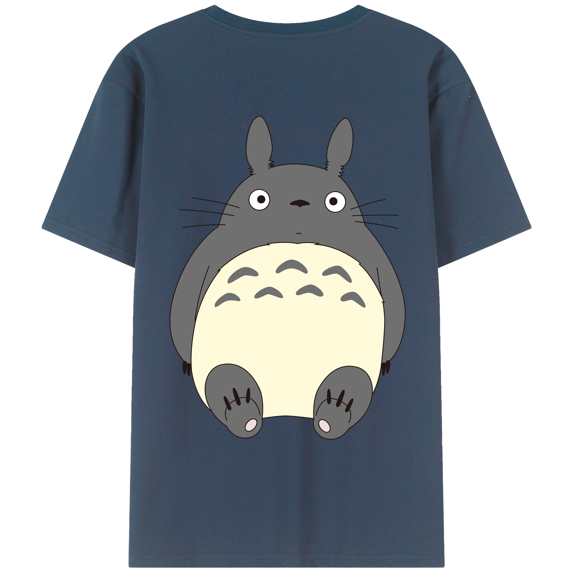 （画像用） となりのトトロ 草壁メイ 草壁サツキ My Neighbor Totoro Satsuki Kusakabe Mei Kusakabe 綿100％ メンズ半袖Tシャツ（バックプリント） 通気性