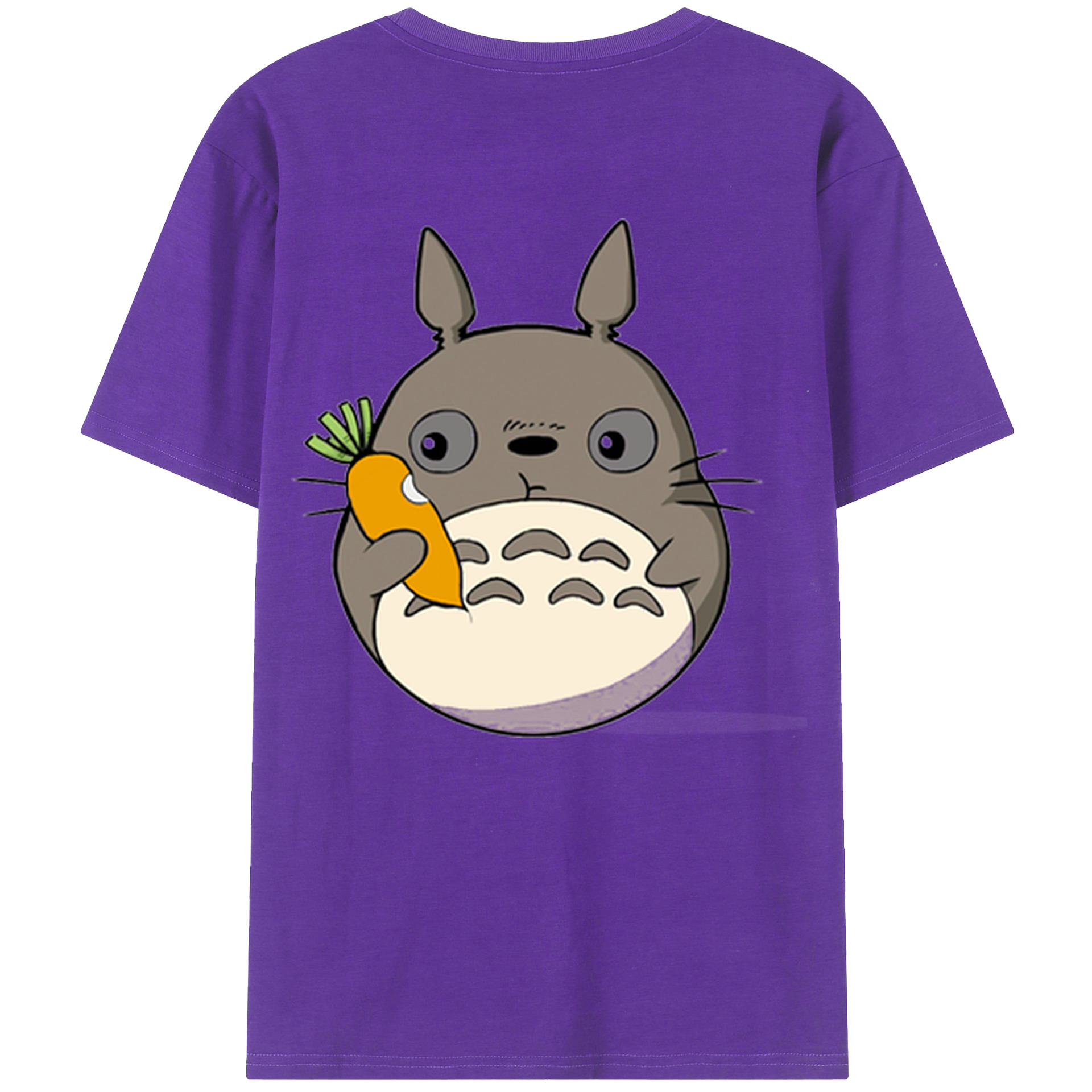 （画像用） となりのトトロ 草壁メイ 草壁サツキ My Neighbor Totoro Satsuki Kusakabe Mei Kusakabe 綿100％ メンズ半袖Tシャツ（バックプリント） 通気性