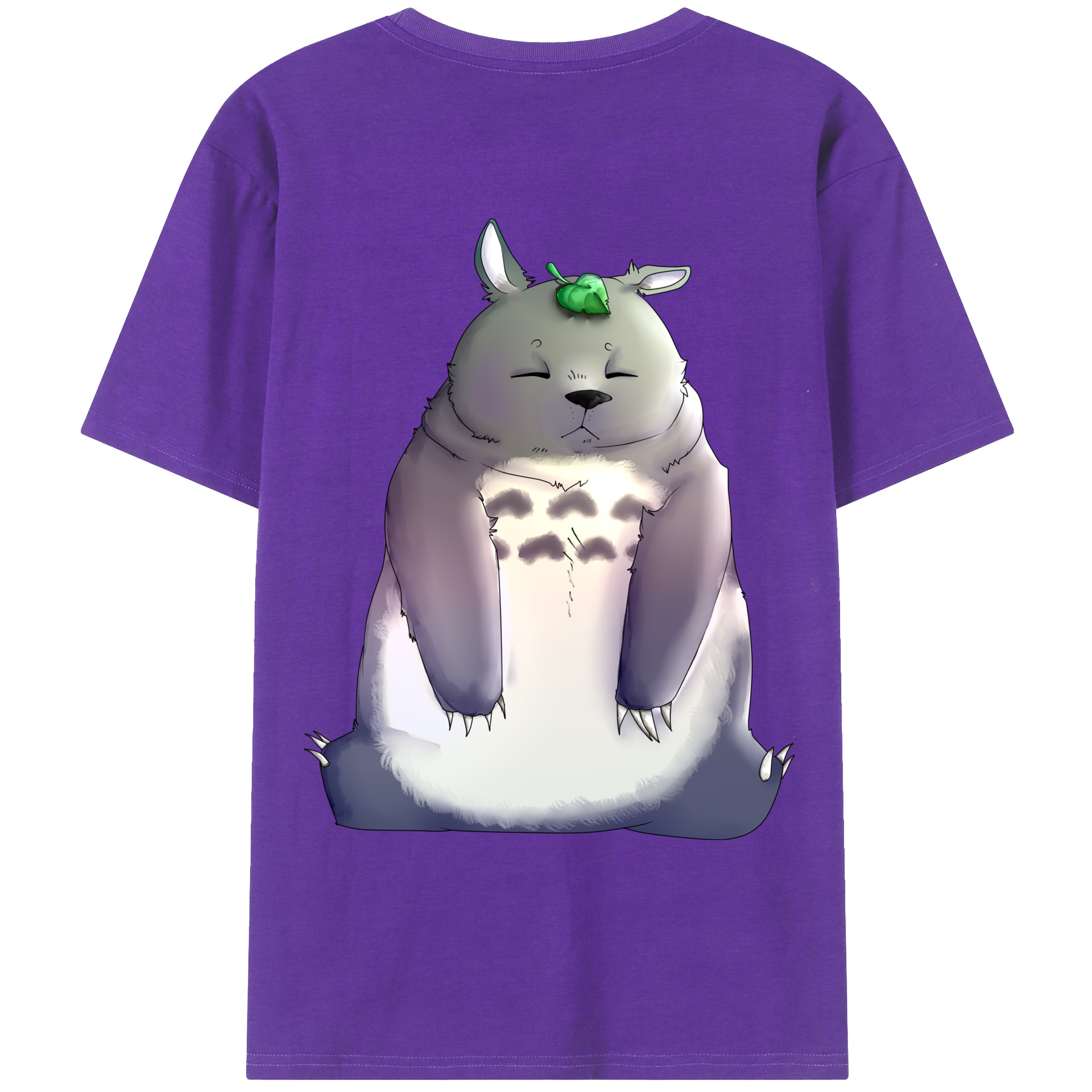 （画像用） となりのトトロ 草壁メイ 草壁サツキ My Neighbor Totoro Satsuki Kusakabe Mei Kusakabe 綿100％ メンズ半袖Tシャツ（バックプリント） 通気性