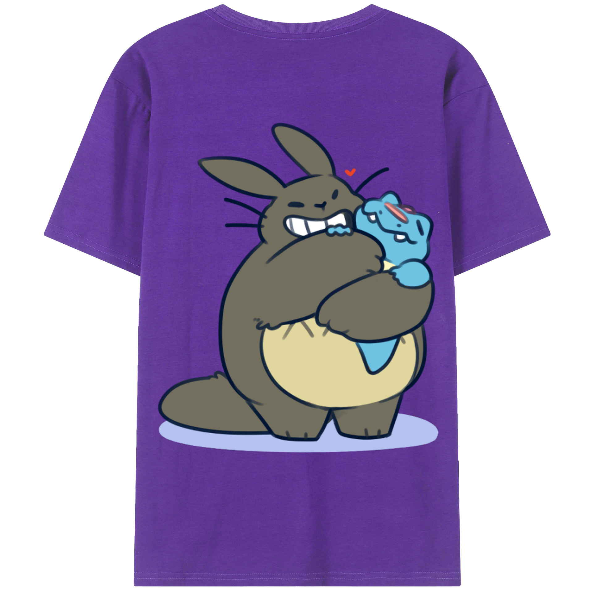（画像用） となりのトトロ 草壁メイ 草壁サツキ My Neighbor Totoro Satsuki Kusakabe Mei Kusakabe 綿100％ メンズ半袖Tシャツ（バックプリント） 通気性