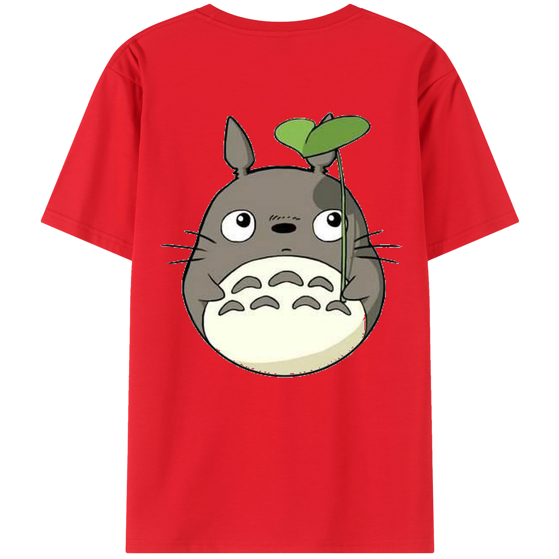 （画像用） となりのトトロ 草壁メイ 草壁サツキ My Neighbor Totoro Satsuki Kusakabe Mei Kusakabe 綿100％ メンズ半袖Tシャツ（バックプリント） 通気性