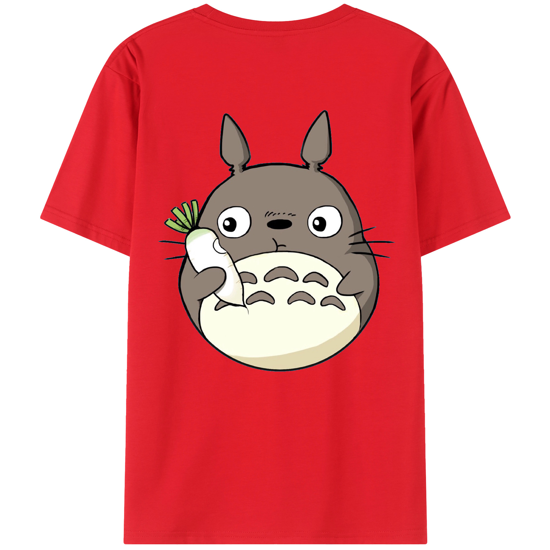 （画像用） となりのトトロ 草壁メイ 草壁サツキ My Neighbor Totoro Satsuki Kusakabe Mei Kusakabe 綿100％ メンズ半袖Tシャツ（バックプリント） 通気性