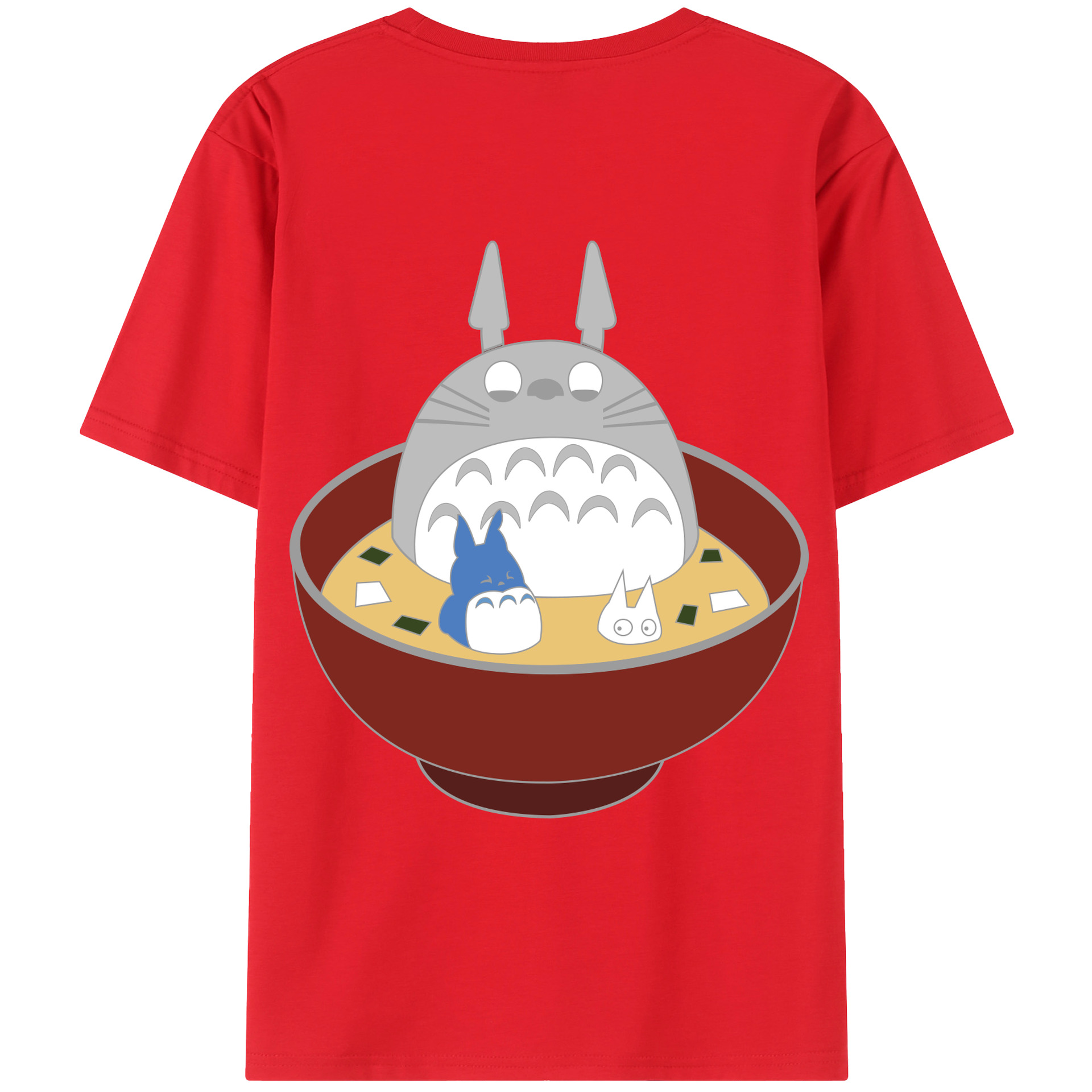 （画像用） となりのトトロ 草壁メイ 草壁サツキ My Neighbor Totoro Satsuki Kusakabe Mei Kusakabe 綿100％ メンズ半袖Tシャツ（バックプリント） 通気性