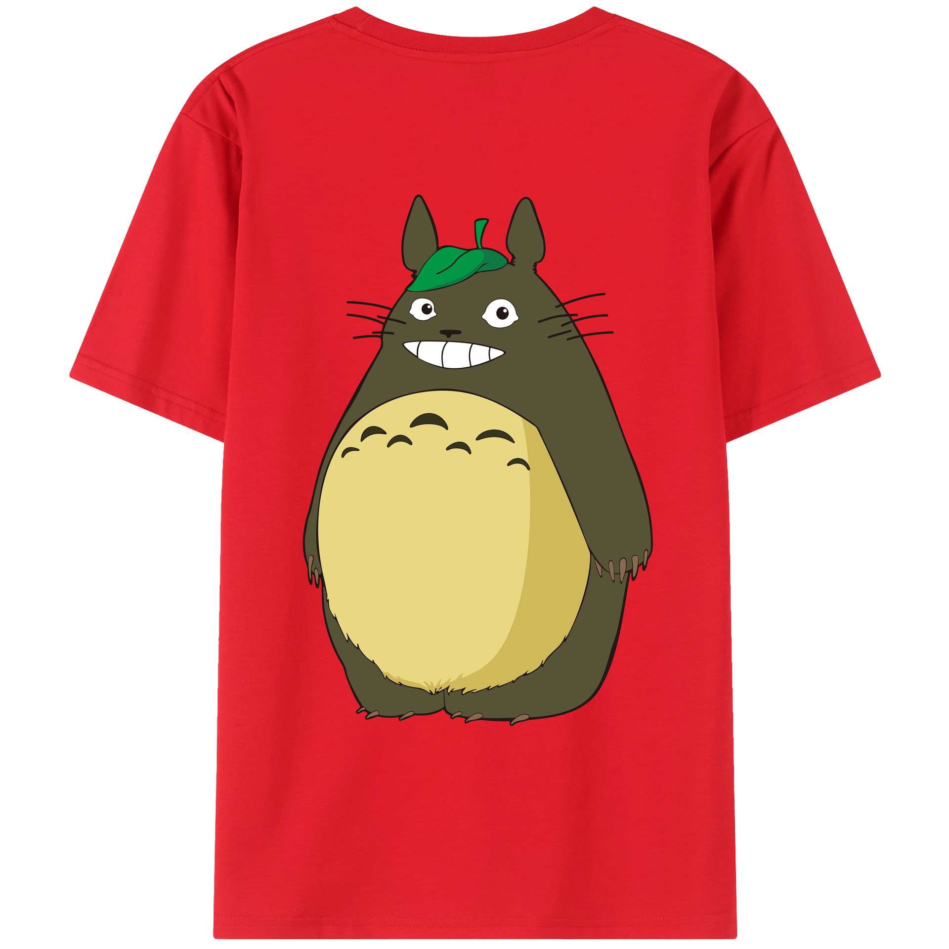 （画像用） となりのトトロ 草壁メイ 草壁サツキ My Neighbor Totoro Satsuki Kusakabe Mei Kusakabe 綿100％ メンズ半袖Tシャツ（バックプリント） 通気性