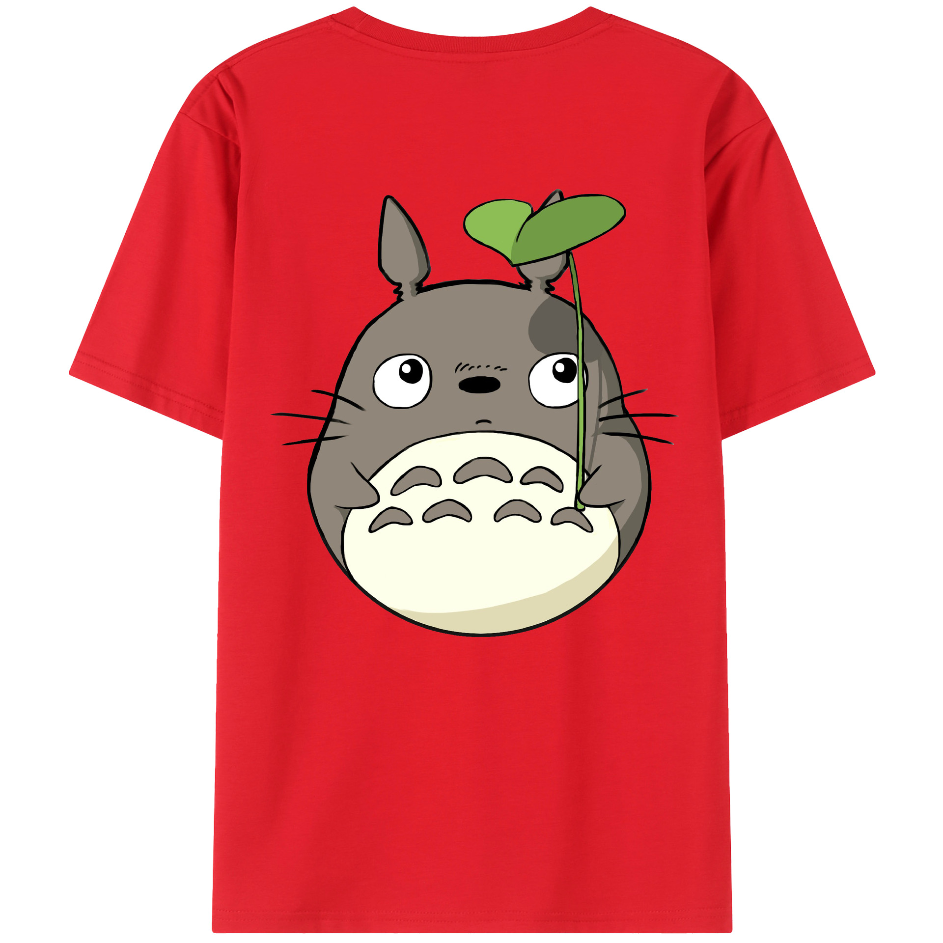 （画像用） となりのトトロ 草壁メイ 草壁サツキ My Neighbor Totoro Satsuki Kusakabe Mei Kusakabe 綿100％ メンズ半袖Tシャツ（バックプリント） 通気性