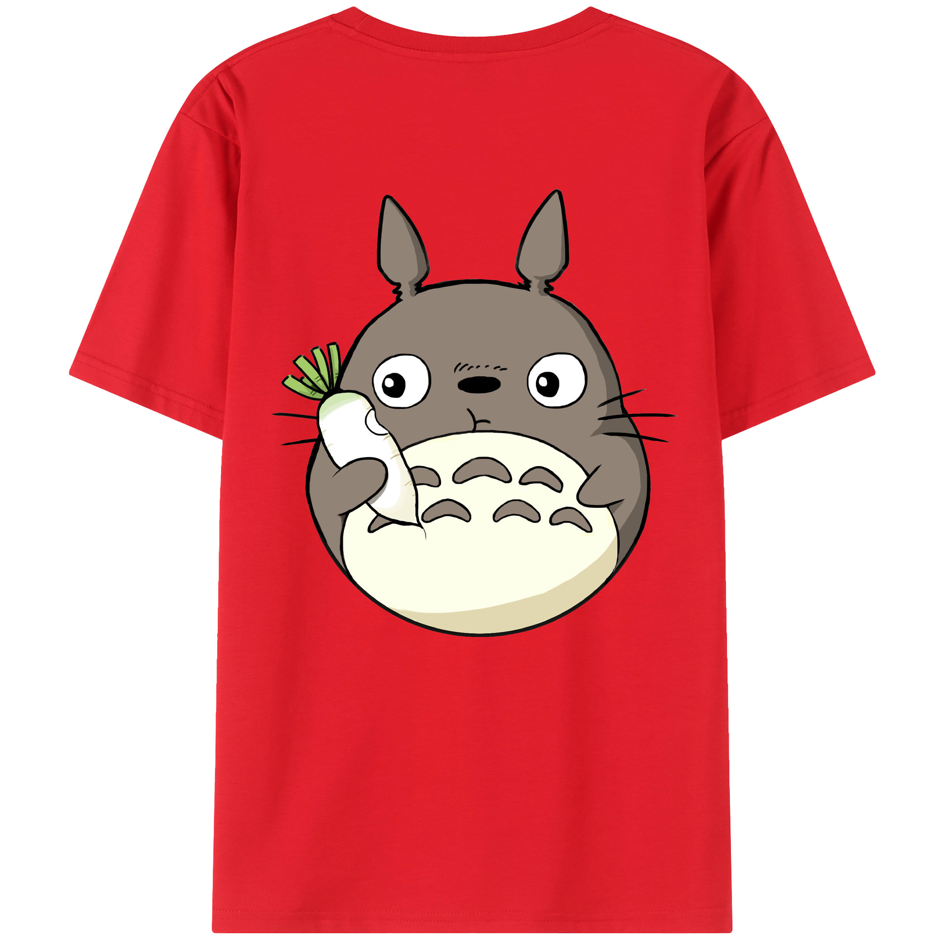 （画像用） となりのトトロ 草壁メイ 草壁サツキ My Neighbor Totoro Satsuki Kusakabe Mei Kusakabe 綿100％ メンズ半袖Tシャツ（バックプリント） 通気性