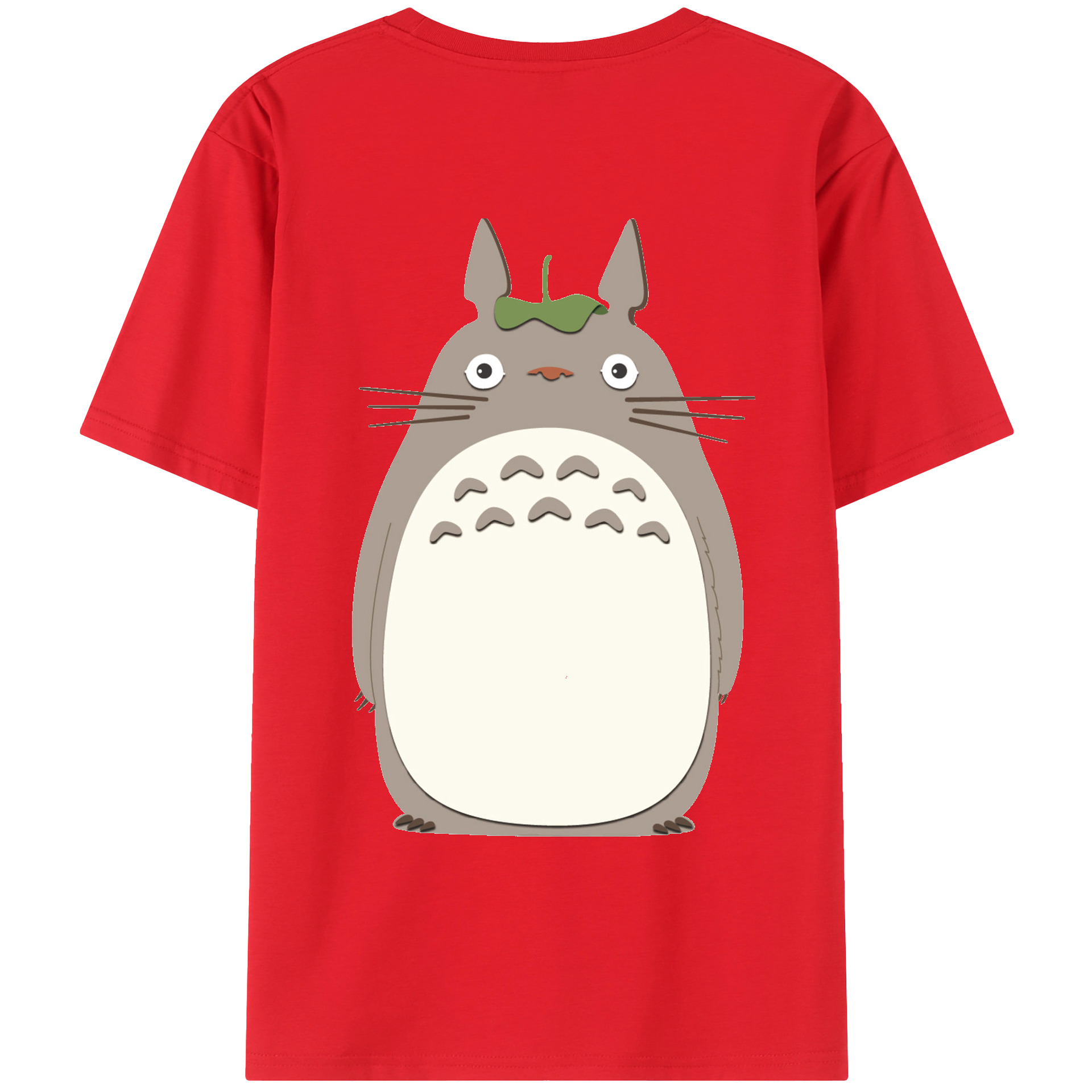 （画像用） となりのトトロ 草壁メイ 草壁サツキ My Neighbor Totoro Satsuki Kusakabe Mei Kusakabe 綿100％ メンズ半袖Tシャツ（バックプリント） 通気性