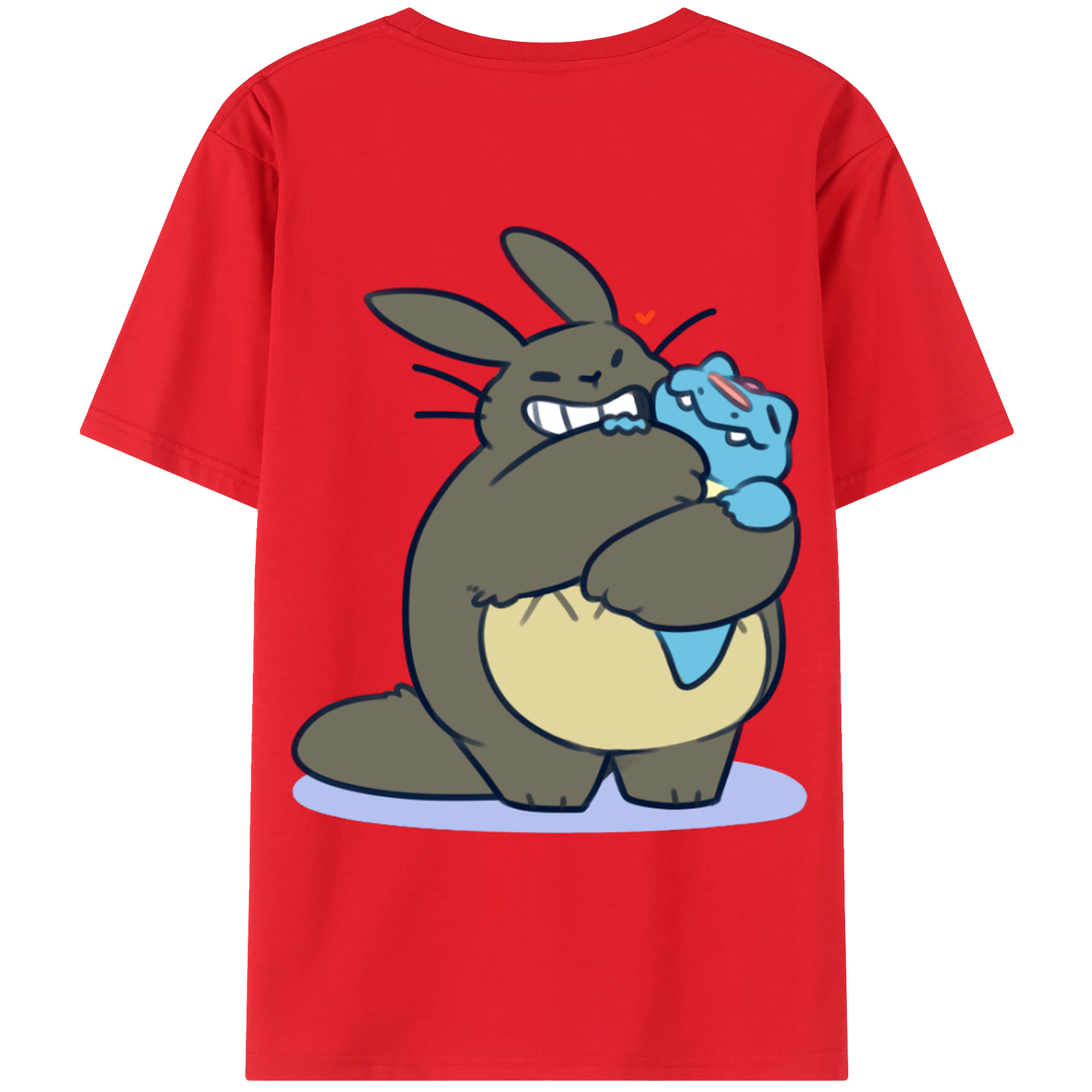 （画像用） となりのトトロ 草壁メイ 草壁サツキ My Neighbor Totoro Satsuki Kusakabe Mei Kusakabe 綿100％ メンズ半袖Tシャツ（バックプリント） 通気性