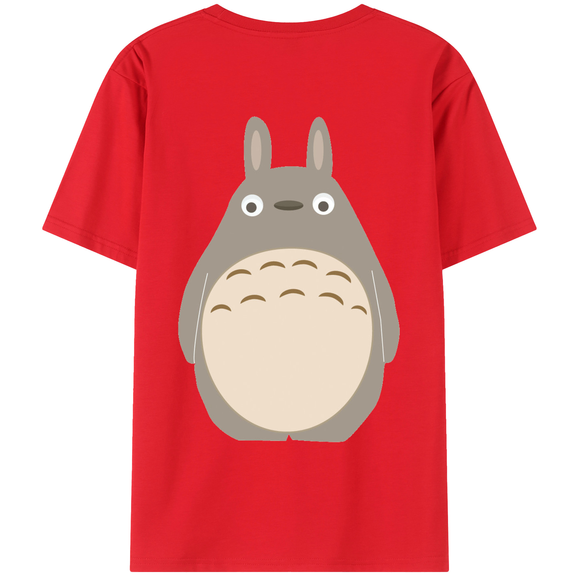 （画像用） となりのトトロ 草壁メイ 草壁サツキ My Neighbor Totoro Satsuki Kusakabe Mei Kusakabe 綿100％ メンズ半袖Tシャツ（バックプリント） 通気性