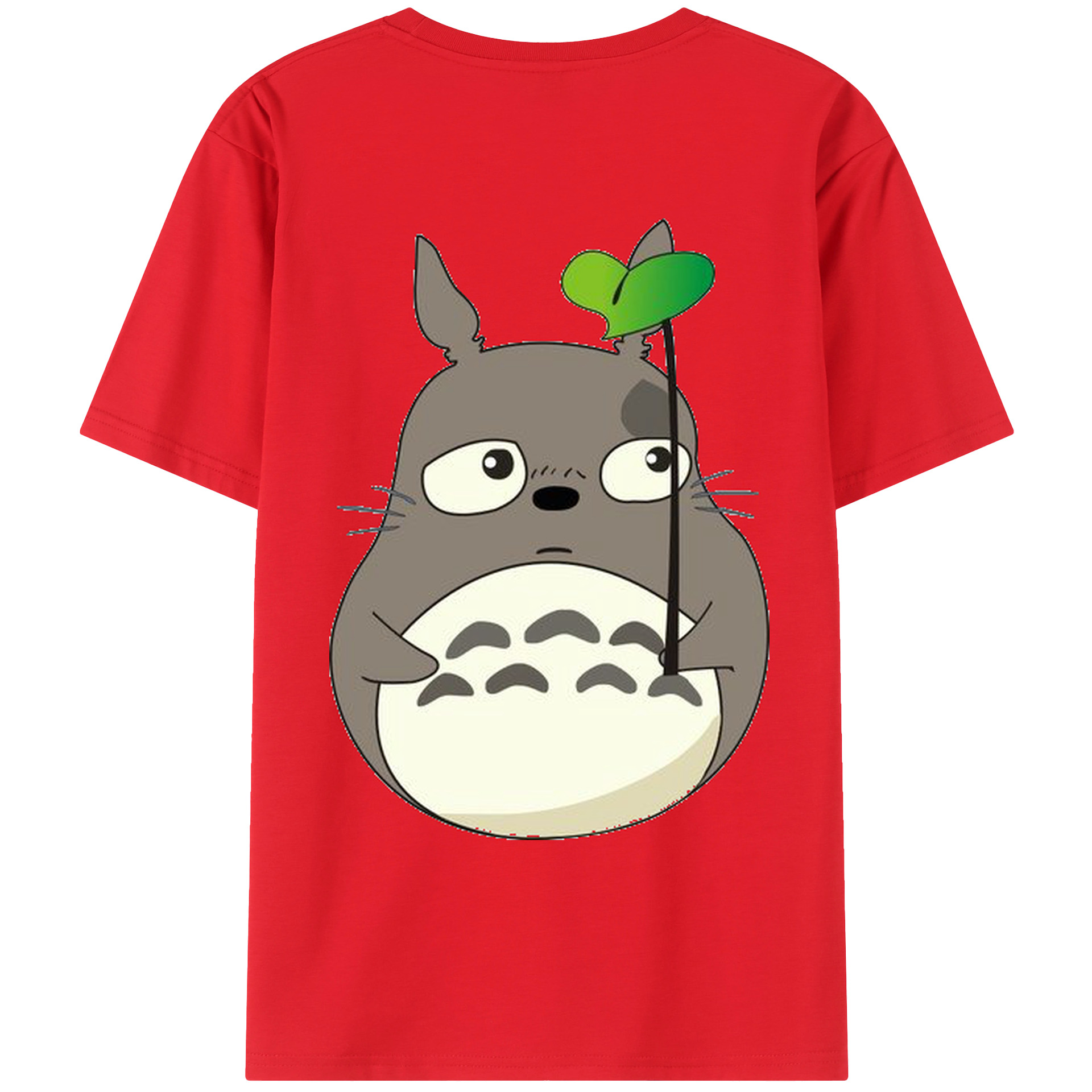 （画像用） となりのトトロ 草壁メイ 草壁サツキ My Neighbor Totoro Satsuki Kusakabe Mei Kusakabe 綿100％ メンズ半袖Tシャツ（バックプリント） 通気性
