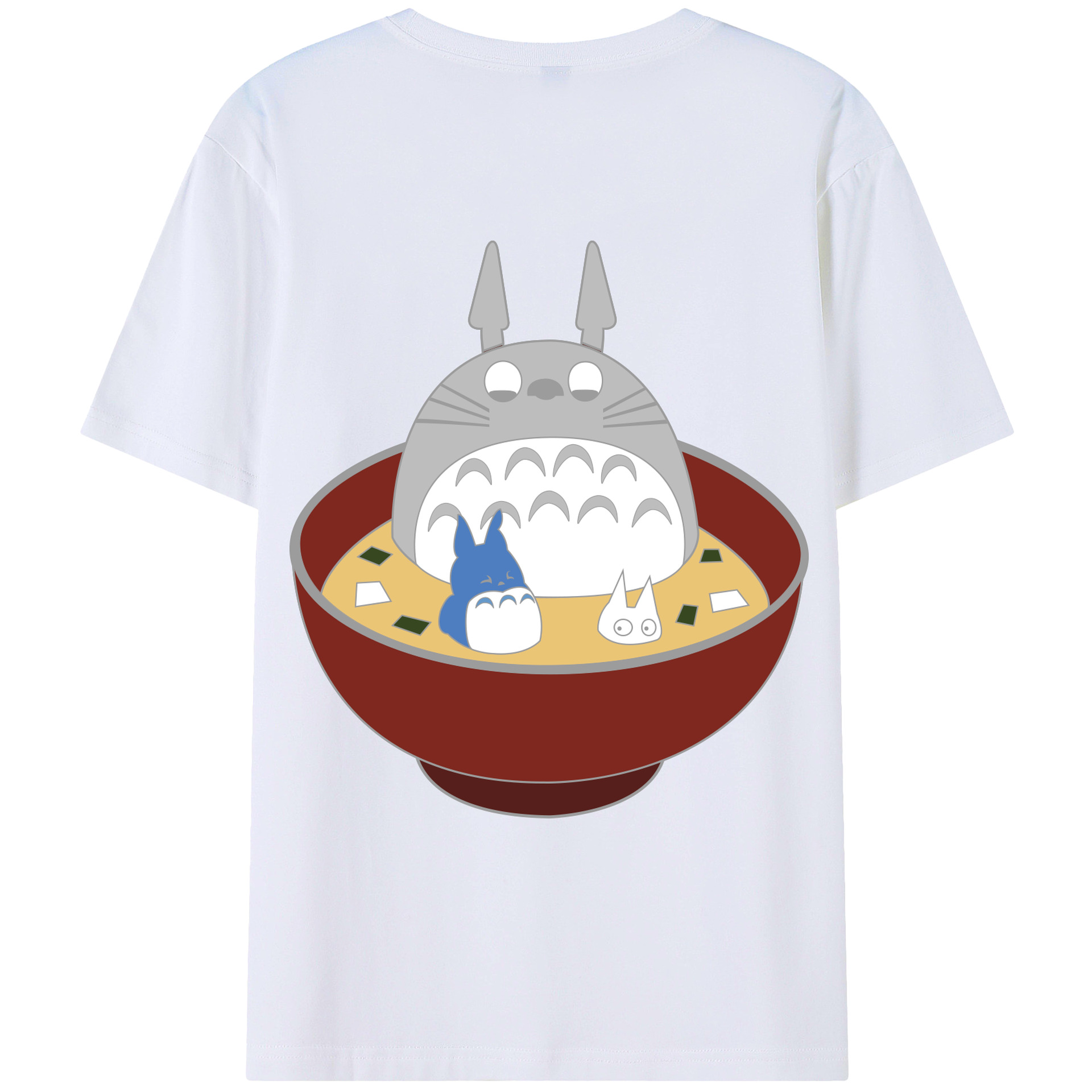 （画像用） となりのトトロ 草壁メイ 草壁サツキ My Neighbor Totoro Satsuki Kusakabe Mei Kusakabe 綿100％ メンズ半袖Tシャツ（バックプリント） 通気性