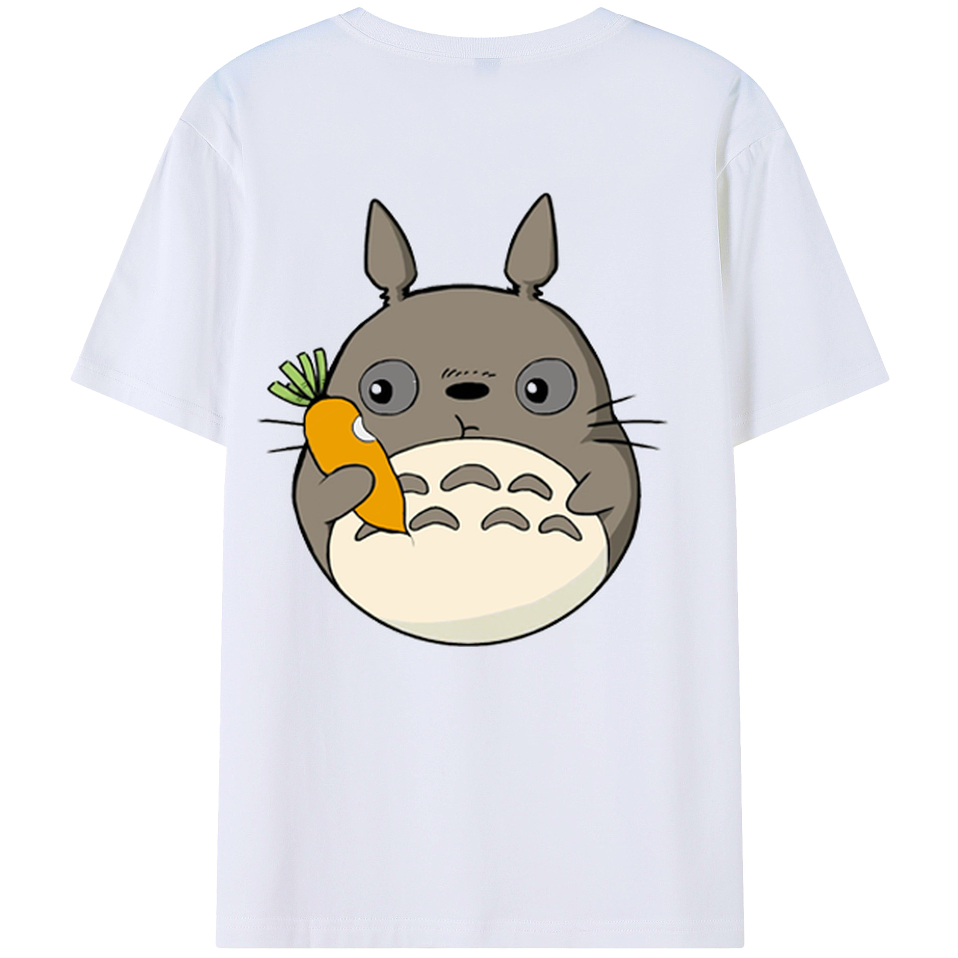 （画像用） となりのトトロ 草壁メイ 草壁サツキ My Neighbor Totoro Satsuki Kusakabe Mei Kusakabe 綿100％ メンズ半袖Tシャツ（バックプリント） 通気性