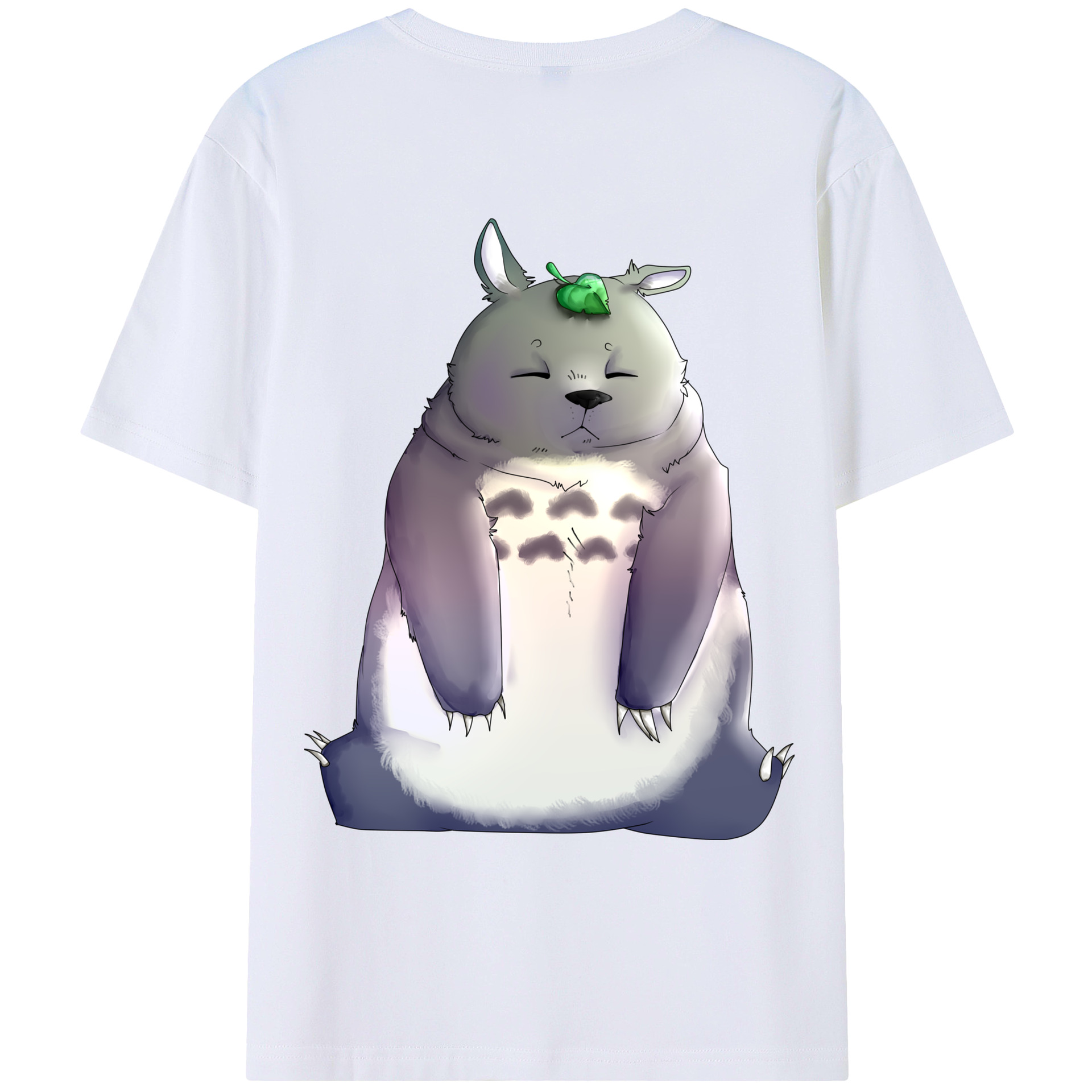 （画像用） となりのトトロ 草壁メイ 草壁サツキ My Neighbor Totoro Satsuki Kusakabe Mei Kusakabe 綿100％ メンズ半袖Tシャツ（バックプリント） 通気性