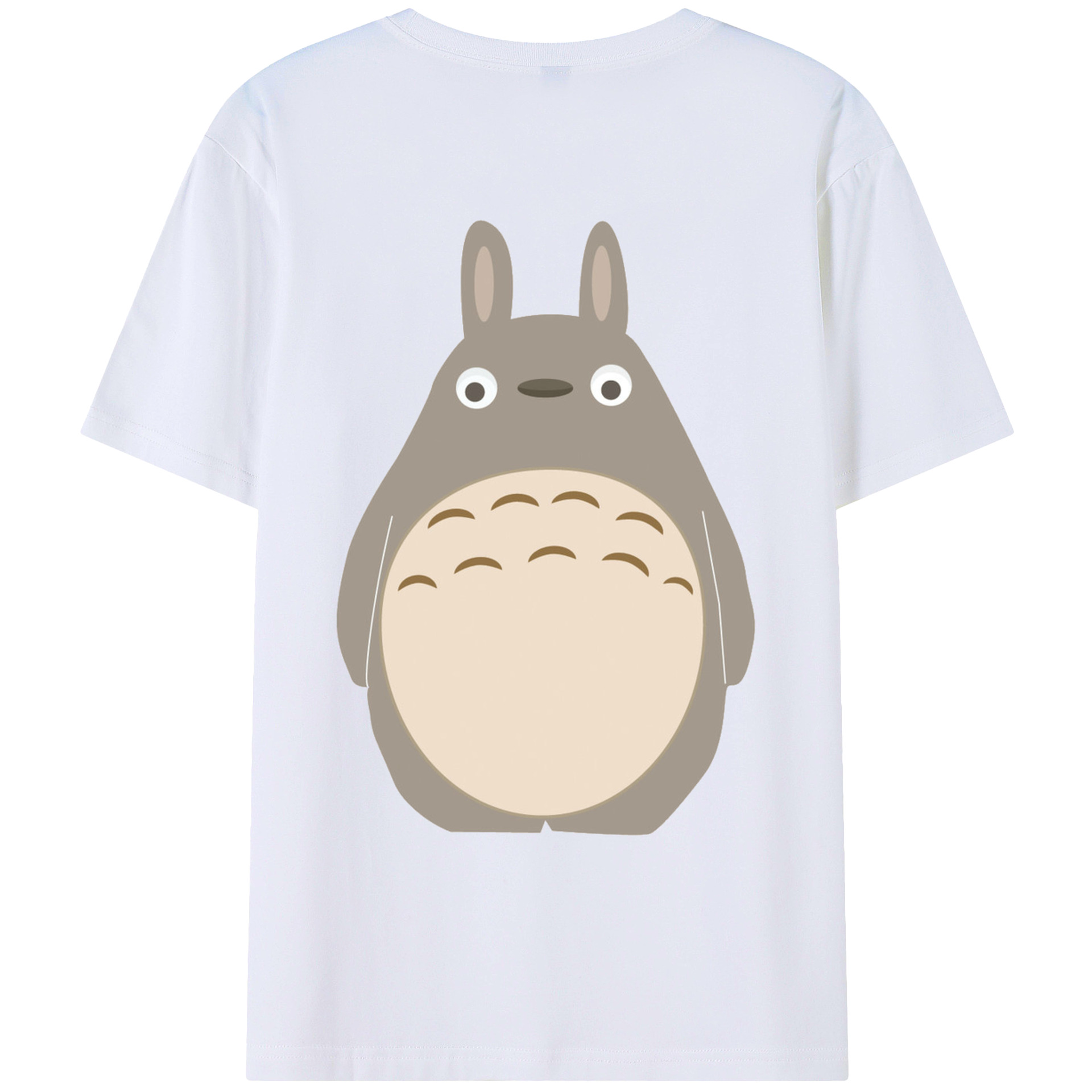 （画像用） となりのトトロ 草壁メイ 草壁サツキ My Neighbor Totoro Satsuki Kusakabe Mei Kusakabe 綿100％ メンズ半袖Tシャツ（バックプリント） 通気性