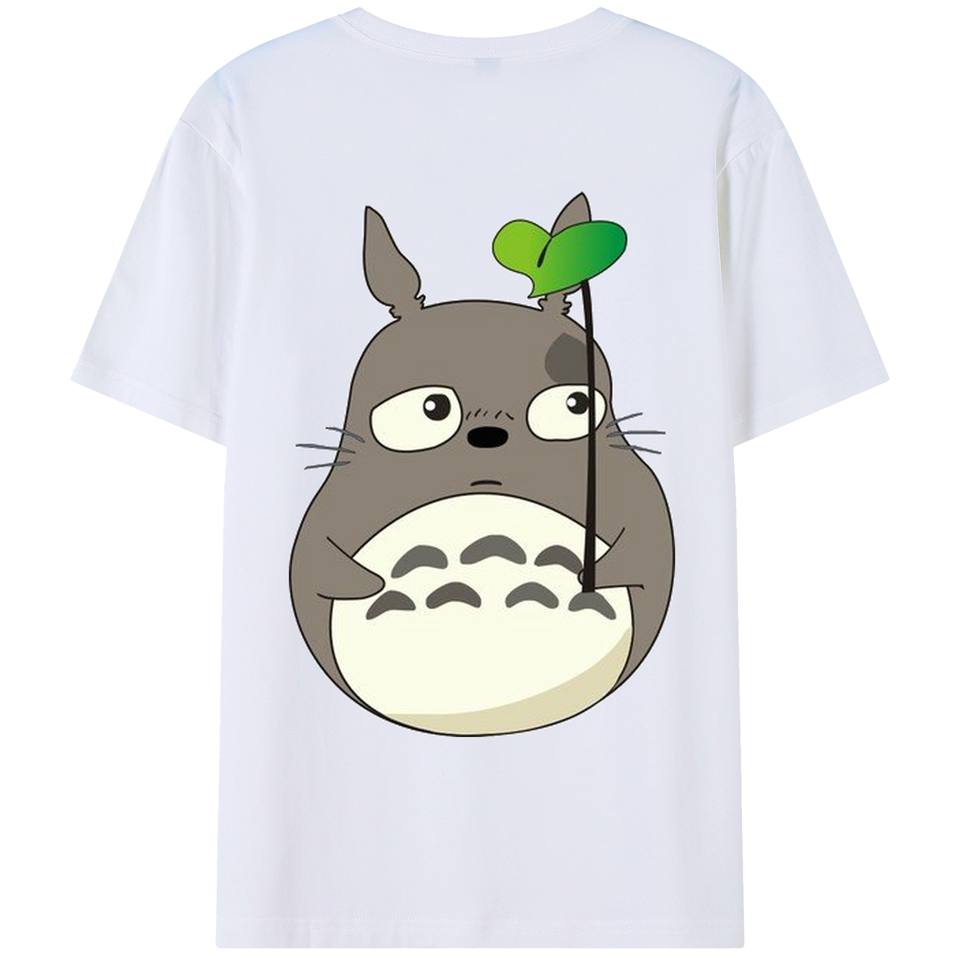 （画像用） となりのトトロ 草壁メイ 草壁サツキ My Neighbor Totoro Satsuki Kusakabe Mei Kusakabe 綿100％ メンズ半袖Tシャツ（バックプリント） 通気性