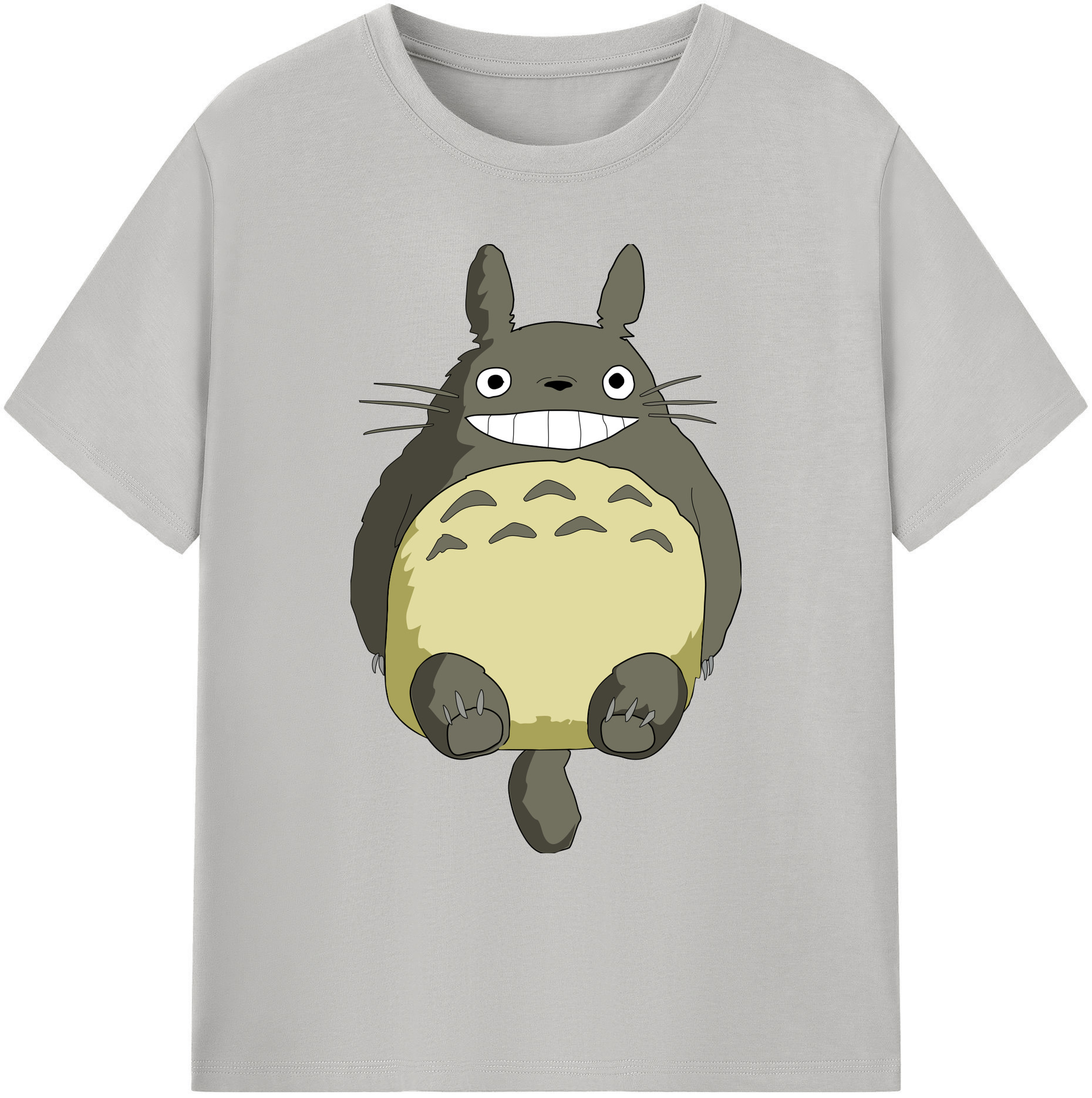 （画像用） となりのトトロ 草壁メイ 草壁サツキ My Neighbor Totoro Satsuki Kusakabe Mei Kusakabe 綿100％ メンズ半袖Tシャツ｜肌触りやわらか＆通気性