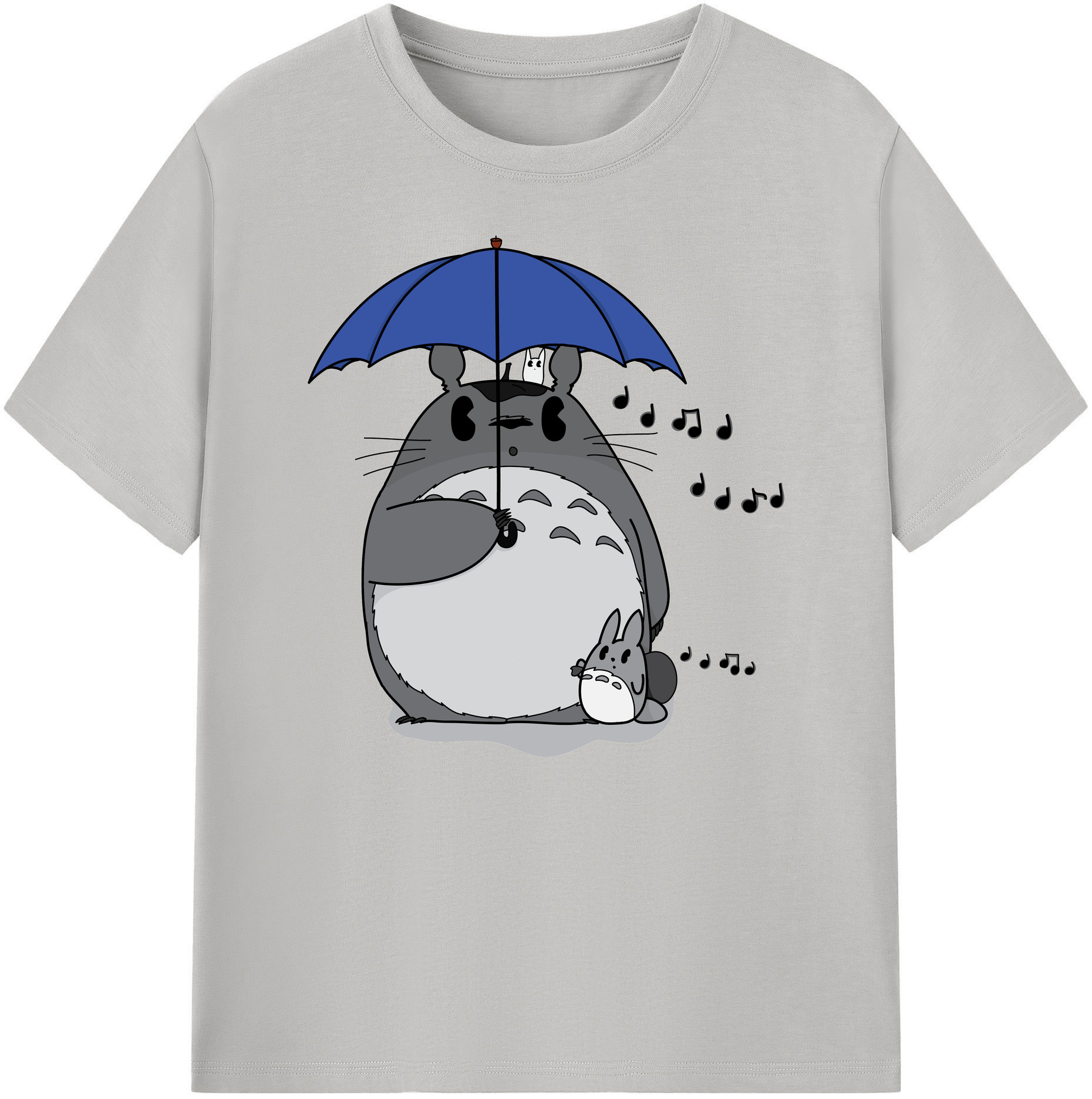 （画像用） となりのトトロ 草壁メイ 草壁サツキ My Neighbor Totoro Satsuki Kusakabe Mei Kusakabe 綿100％ メンズ半袖Tシャツ｜肌触りやわらか＆通気性