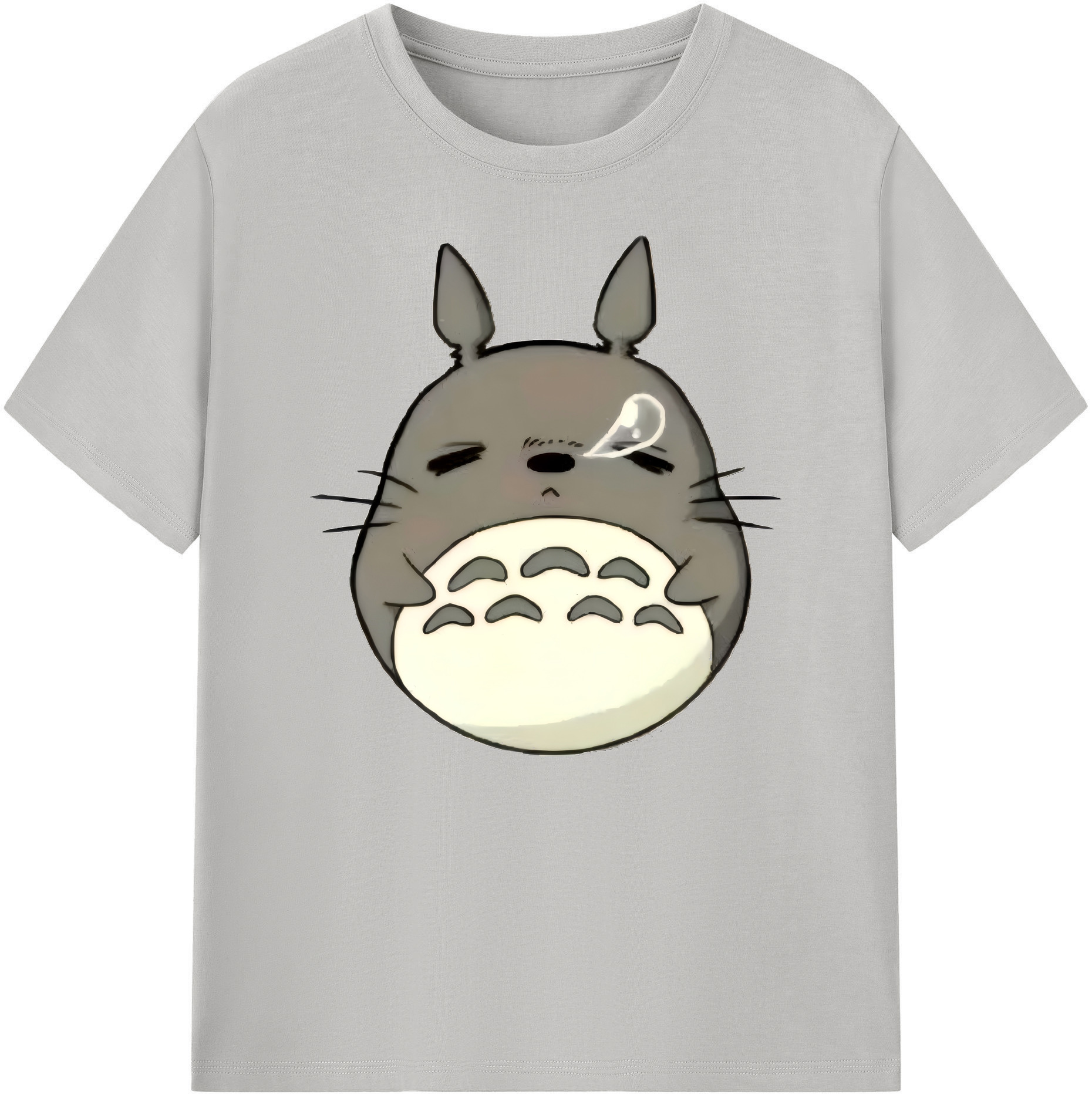 （画像用） となりのトトロ 草壁メイ 草壁サツキ My Neighbor Totoro Satsuki Kusakabe Mei Kusakabe 綿100％ メンズ半袖Tシャツ｜肌触りやわらか＆通気性