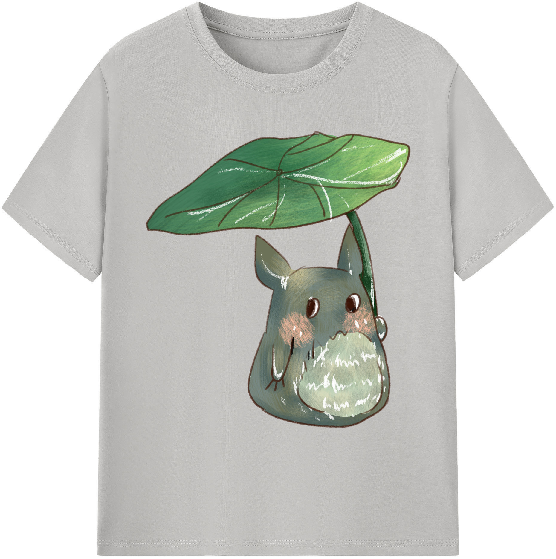 （画像用） となりのトトロ 草壁メイ 草壁サツキ My Neighbor Totoro Satsuki Kusakabe Mei Kusakabe 綿100％ メンズ半袖Tシャツ｜肌触りやわらか＆通気性