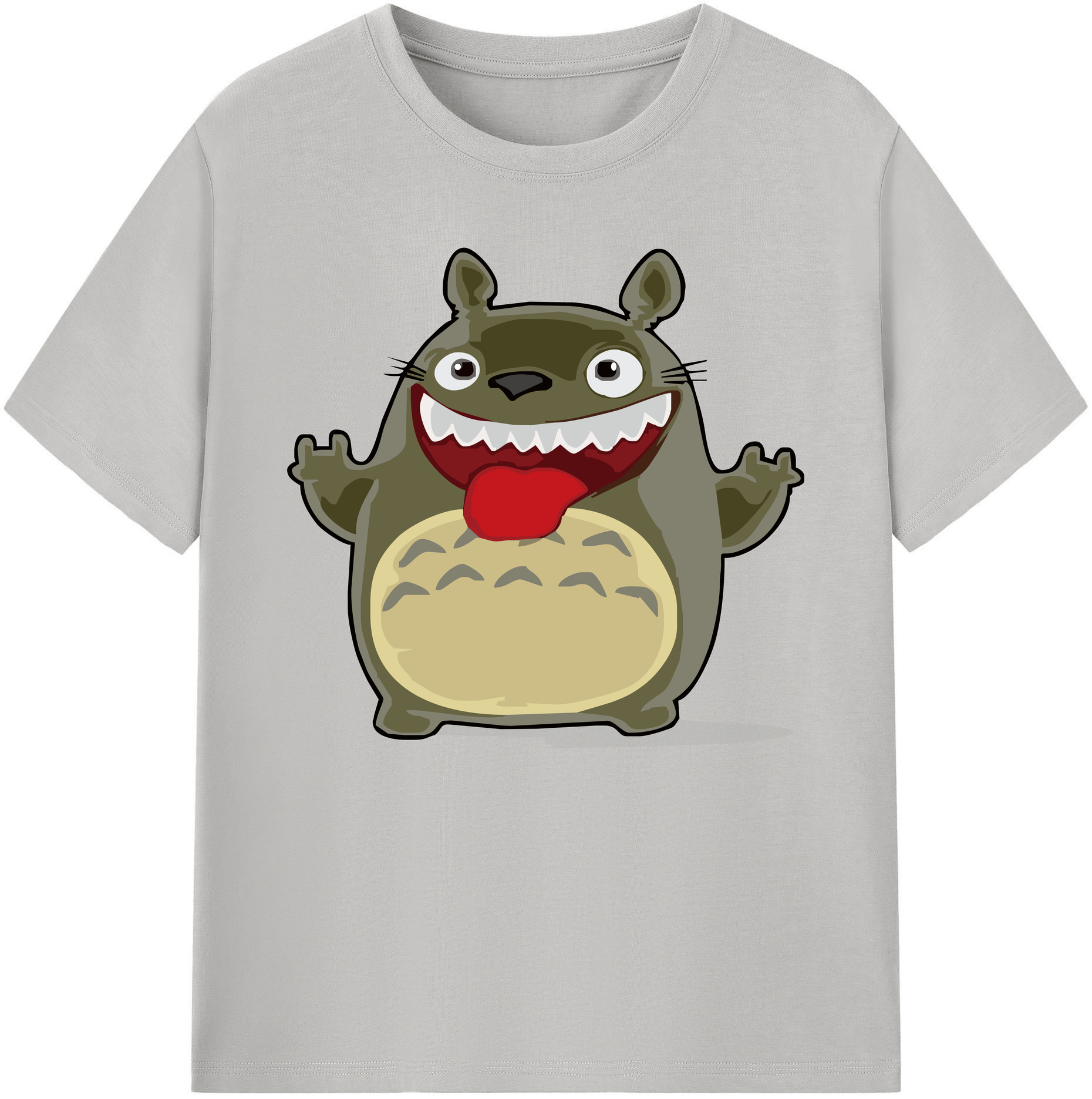 （画像用） となりのトトロ 草壁メイ 草壁サツキ My Neighbor Totoro Satsuki Kusakabe Mei Kusakabe 綿100％ メンズ半袖Tシャツ｜肌触りやわらか＆通気性