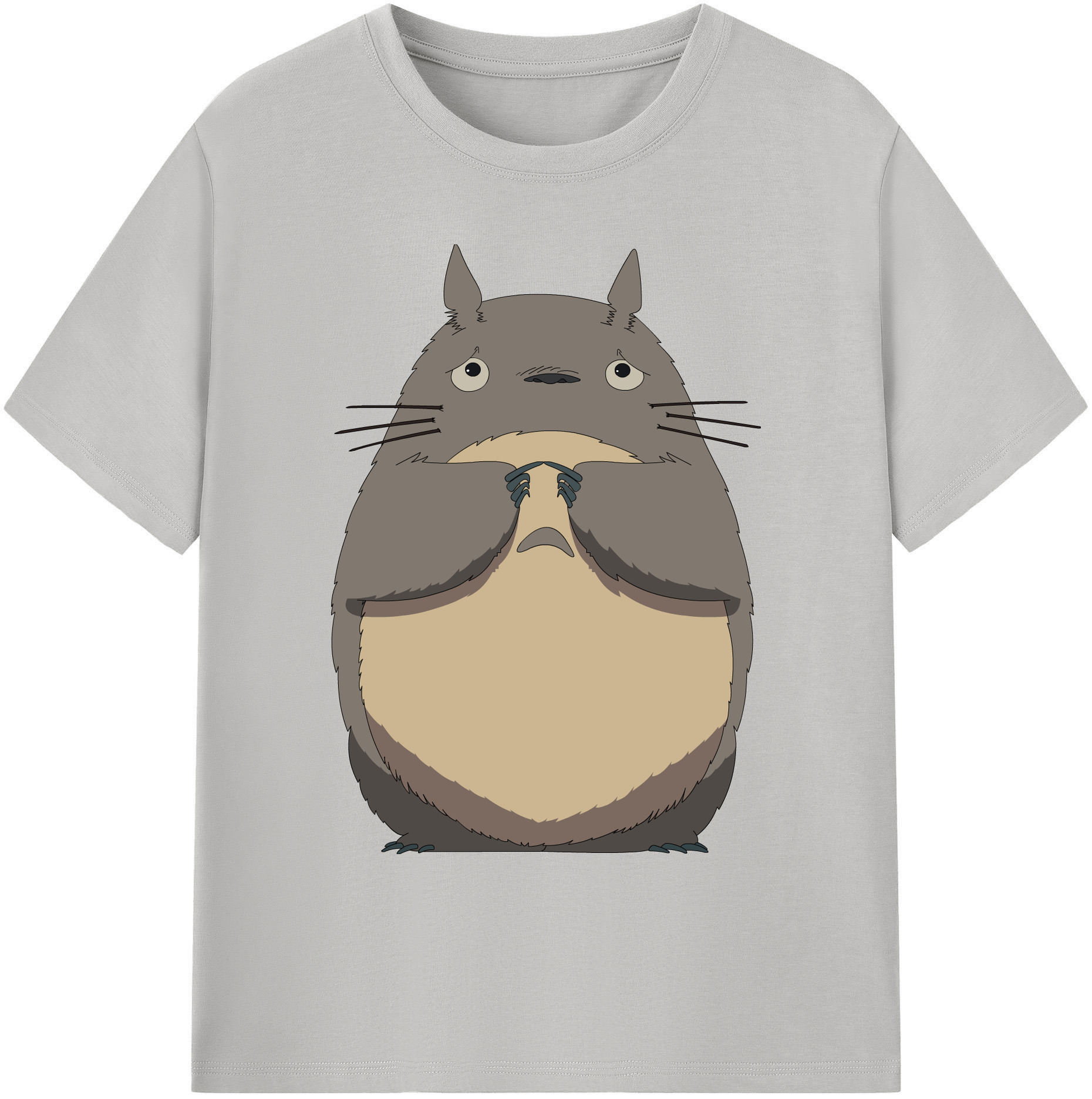 （画像用） となりのトトロ 草壁メイ 草壁サツキ My Neighbor Totoro Satsuki Kusakabe Mei Kusakabe 綿100％ メンズ半袖Tシャツ｜肌触りやわらか＆通気性