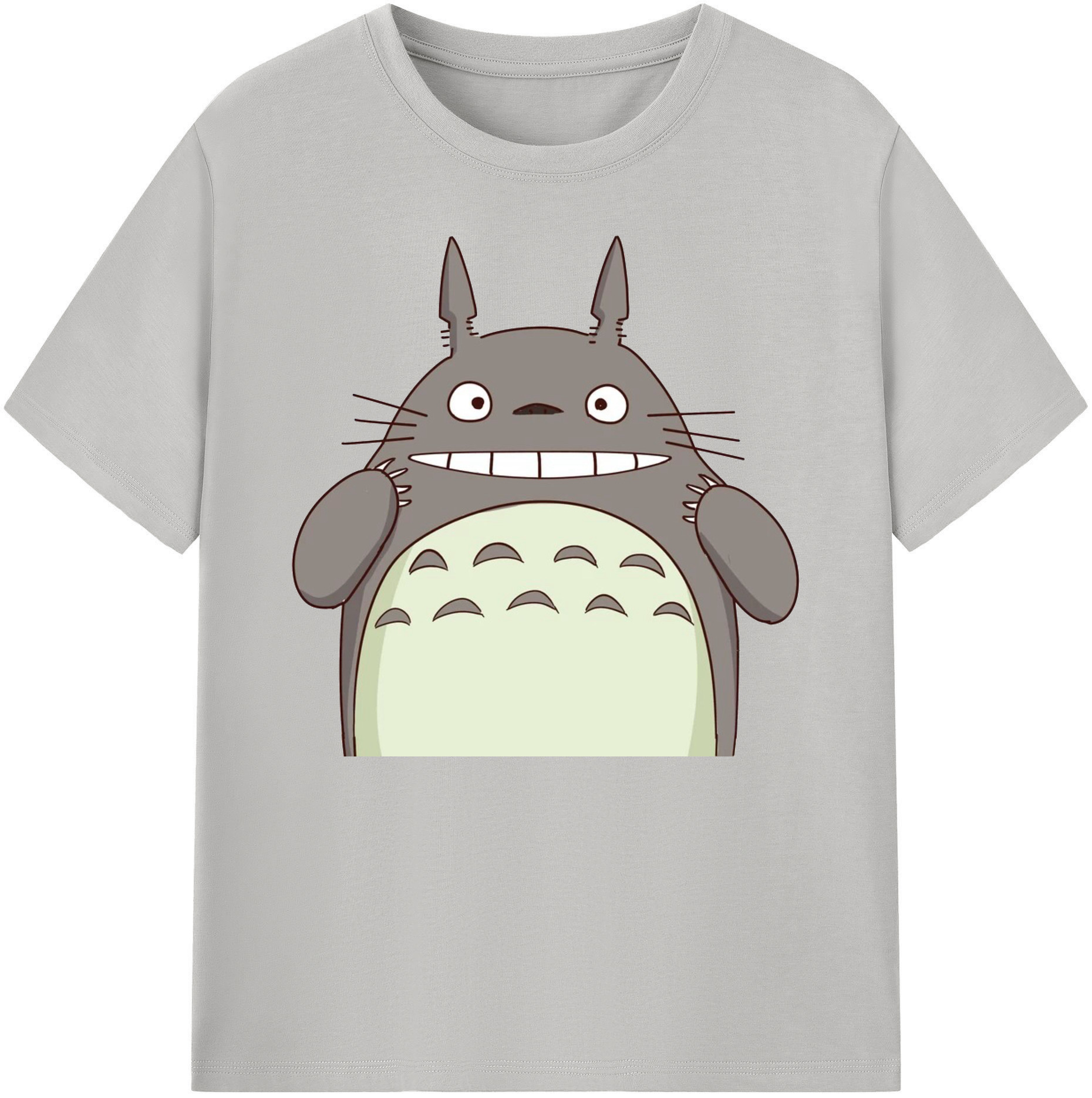 （画像用） となりのトトロ 草壁メイ 草壁サツキ My Neighbor Totoro Satsuki Kusakabe Mei Kusakabe 綿100％ メンズ半袖Tシャツ｜肌触りやわらか＆通気性