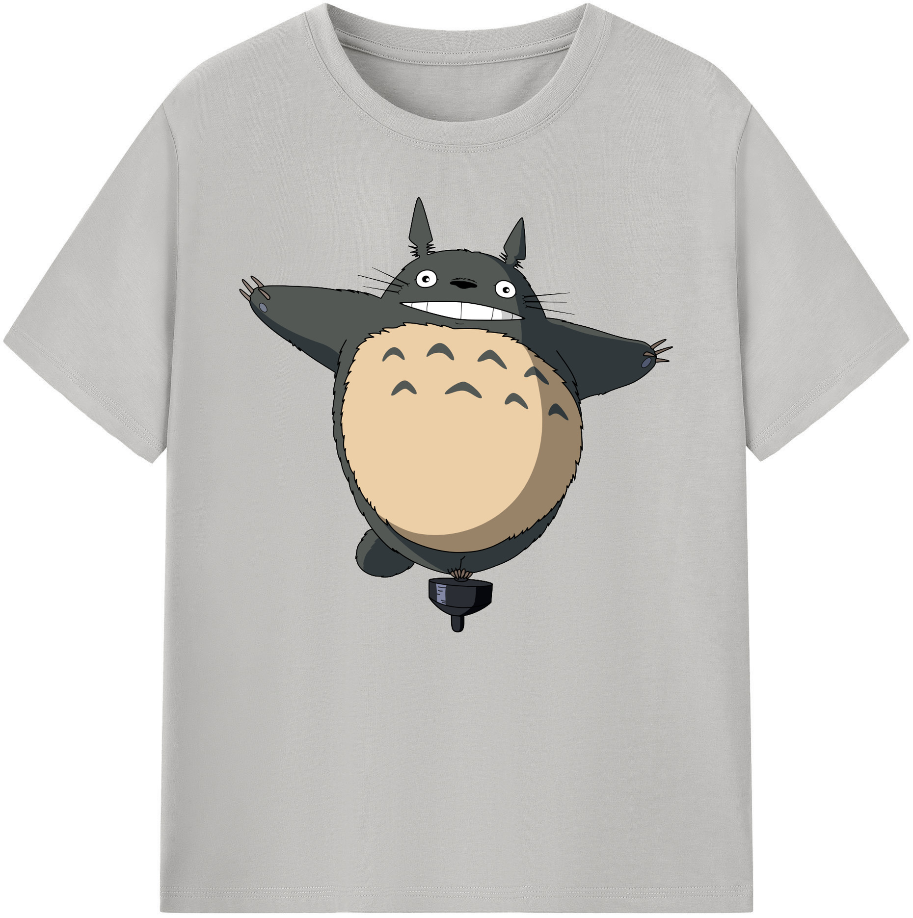 （画像用） となりのトトロ 草壁メイ 草壁サツキ My Neighbor Totoro Satsuki Kusakabe Mei Kusakabe 綿100％ メンズ半袖Tシャツ｜肌触りやわらか＆通気性