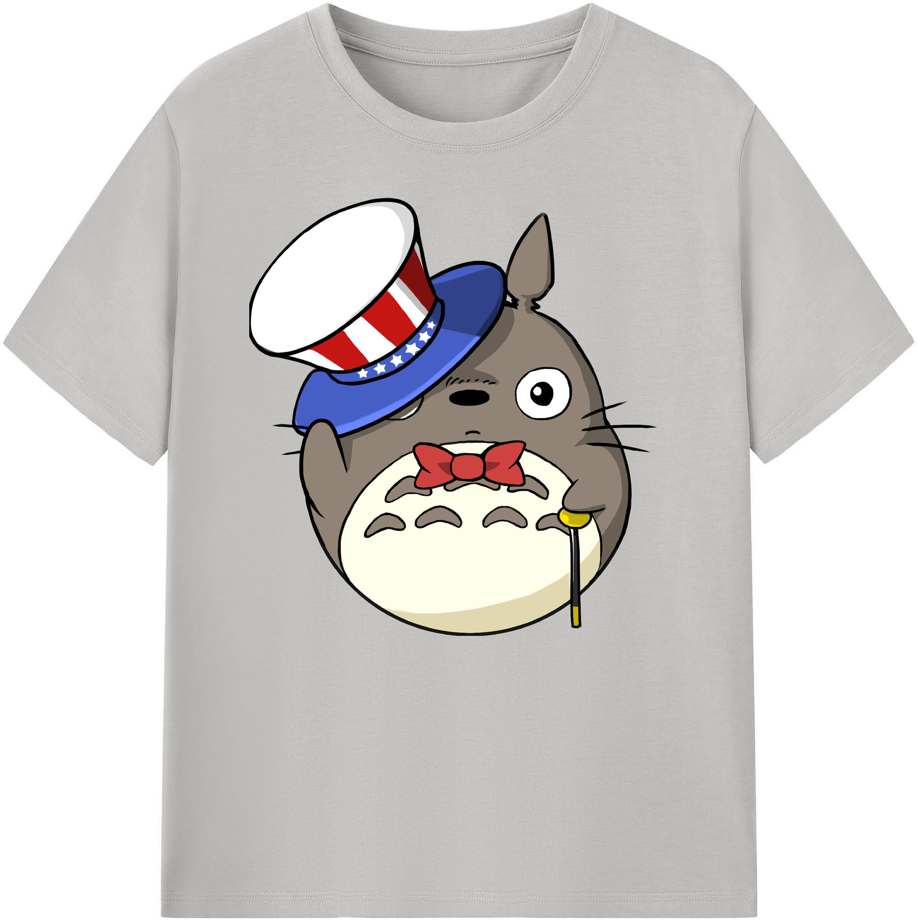 （画像用） となりのトトロ 草壁メイ 草壁サツキ My Neighbor Totoro Satsuki Kusakabe Mei Kusakabe 綿100％ メンズ半袖Tシャツ｜肌触りやわらか＆通気性