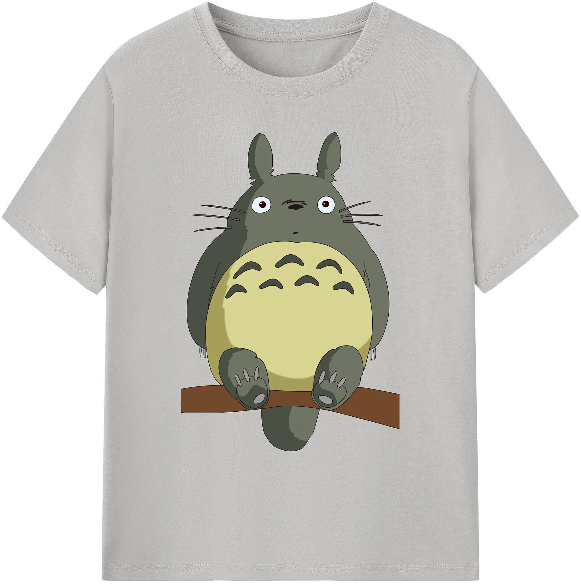 （画像用） となりのトトロ 草壁メイ 草壁サツキ My Neighbor Totoro Satsuki Kusakabe Mei Kusakabe 綿100％ メンズ半袖Tシャツ｜肌触りやわらか＆通気性
