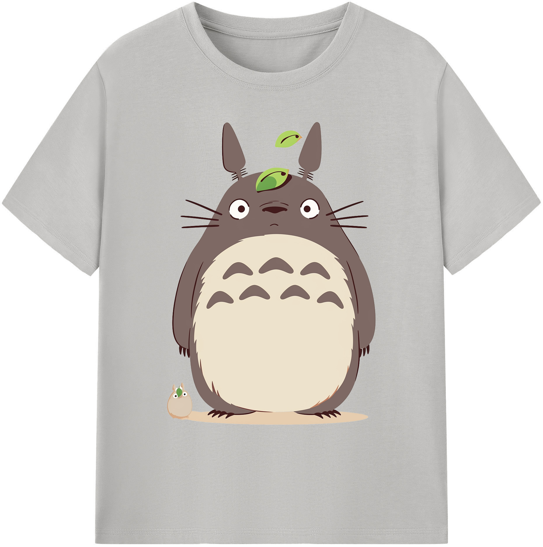 （画像用） となりのトトロ 草壁メイ 草壁サツキ My Neighbor Totoro Satsuki Kusakabe Mei Kusakabe 綿100％ メンズ半袖Tシャツ｜肌触りやわらか＆通気性