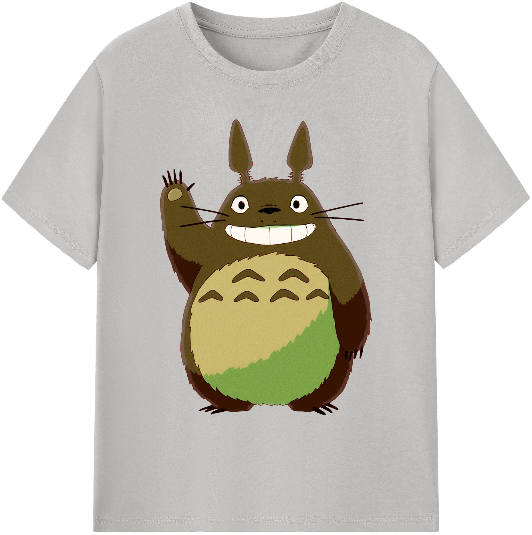（画像用） となりのトトロ 草壁メイ 草壁サツキ My Neighbor Totoro Satsuki Kusakabe Mei Kusakabe 綿100％ メンズ半袖Tシャツ｜肌触りやわらか＆通気性