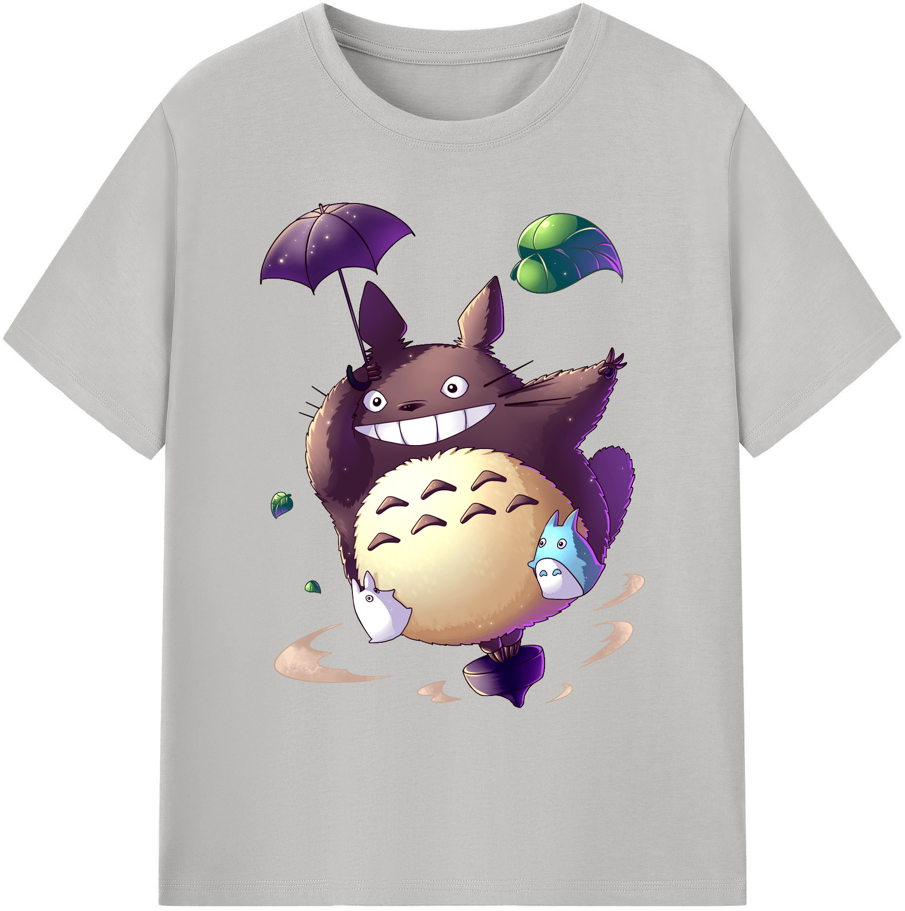 （画像用） となりのトトロ 草壁メイ 草壁サツキ My Neighbor Totoro Satsuki Kusakabe Mei Kusakabe 綿100％ メンズ半袖Tシャツ｜肌触りやわらか＆通気性