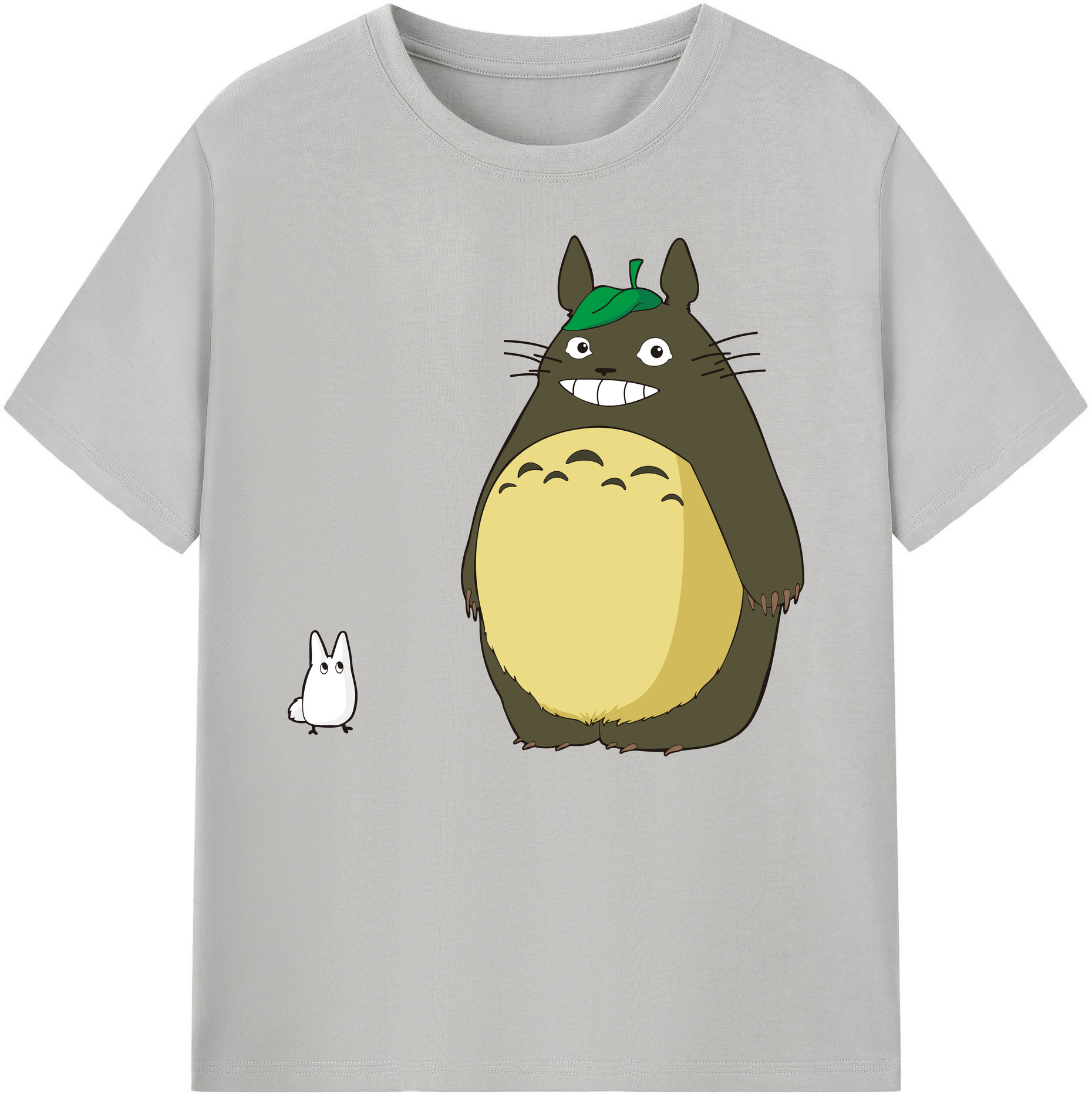 （画像用） となりのトトロ 草壁メイ 草壁サツキ My Neighbor Totoro Satsuki Kusakabe Mei Kusakabe 綿100％ メンズ半袖Tシャツ｜肌触りやわらか＆通気性
