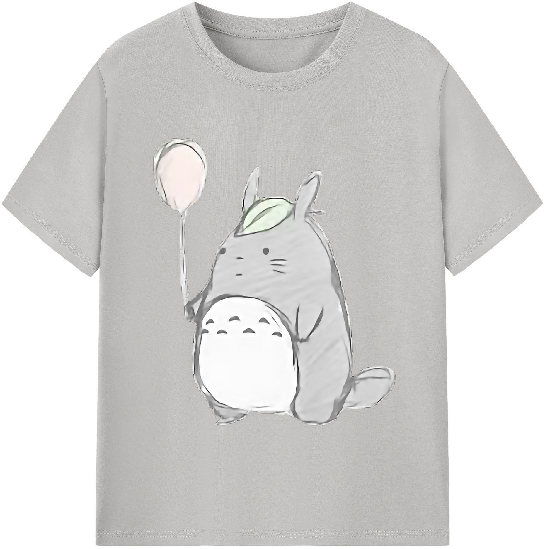 （画像用） となりのトトロ 草壁メイ 草壁サツキ My Neighbor Totoro Satsuki Kusakabe Mei Kusakabe 綿100％ メンズ半袖Tシャツ｜肌触りやわらか＆通気性
