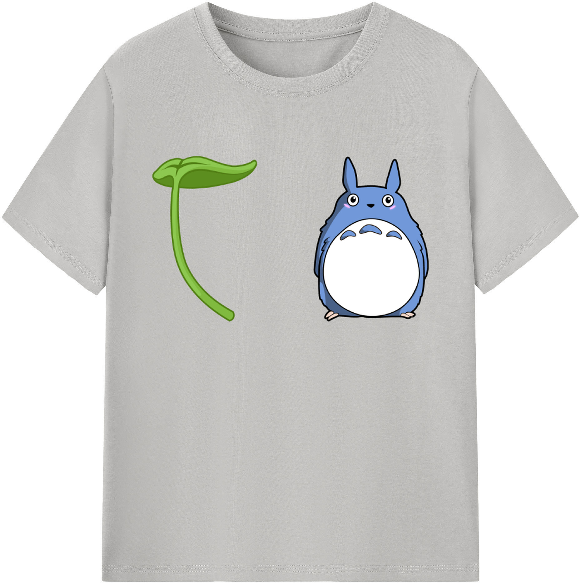（画像用） となりのトトロ 草壁メイ 草壁サツキ My Neighbor Totoro Satsuki Kusakabe Mei Kusakabe 綿100％ メンズ半袖Tシャツ｜肌触りやわらか＆通気性