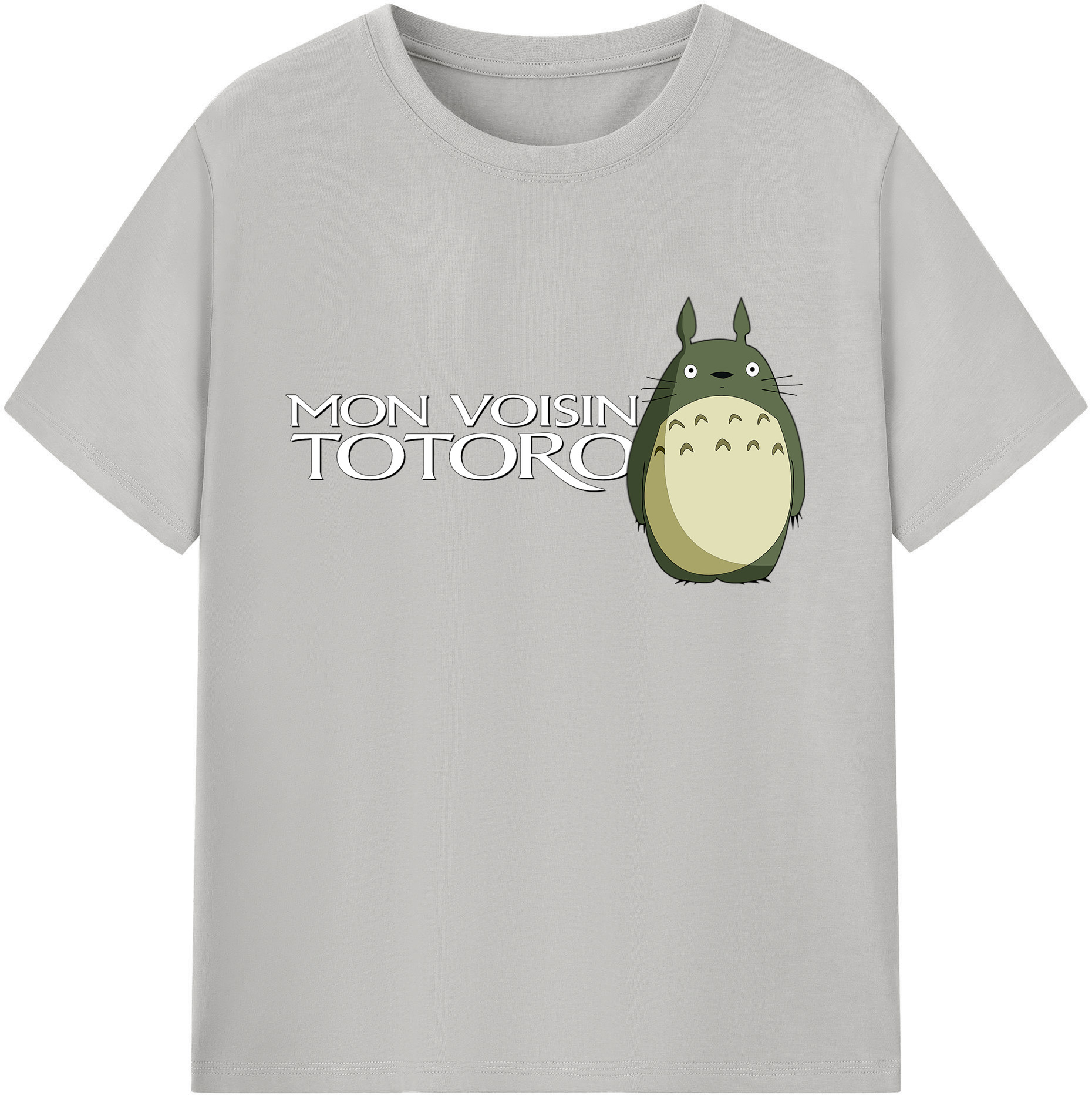 （画像用） となりのトトロ 草壁メイ 草壁サツキ My Neighbor Totoro Satsuki Kusakabe Mei Kusakabe 綿100％ メンズ半袖Tシャツ｜肌触りやわらか＆通気性