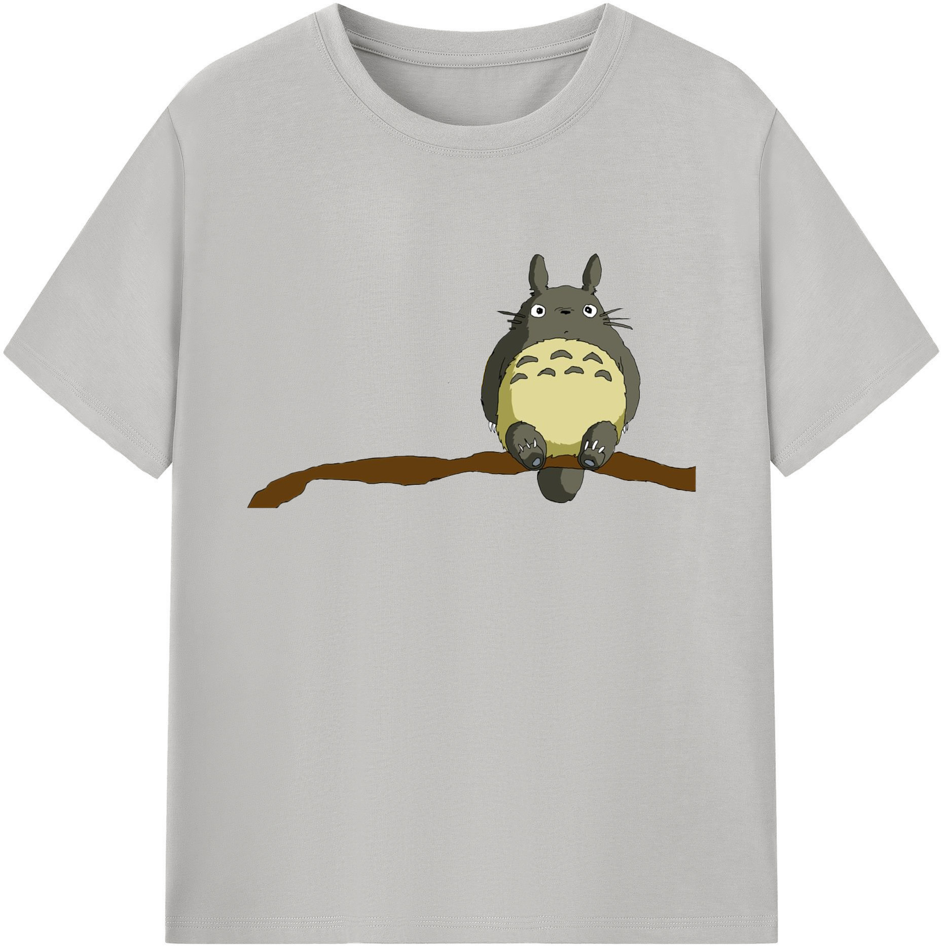 （画像用） となりのトトロ 草壁メイ 草壁サツキ My Neighbor Totoro Satsuki Kusakabe Mei Kusakabe 綿100％ メンズ半袖Tシャツ｜肌触りやわらか＆通気性