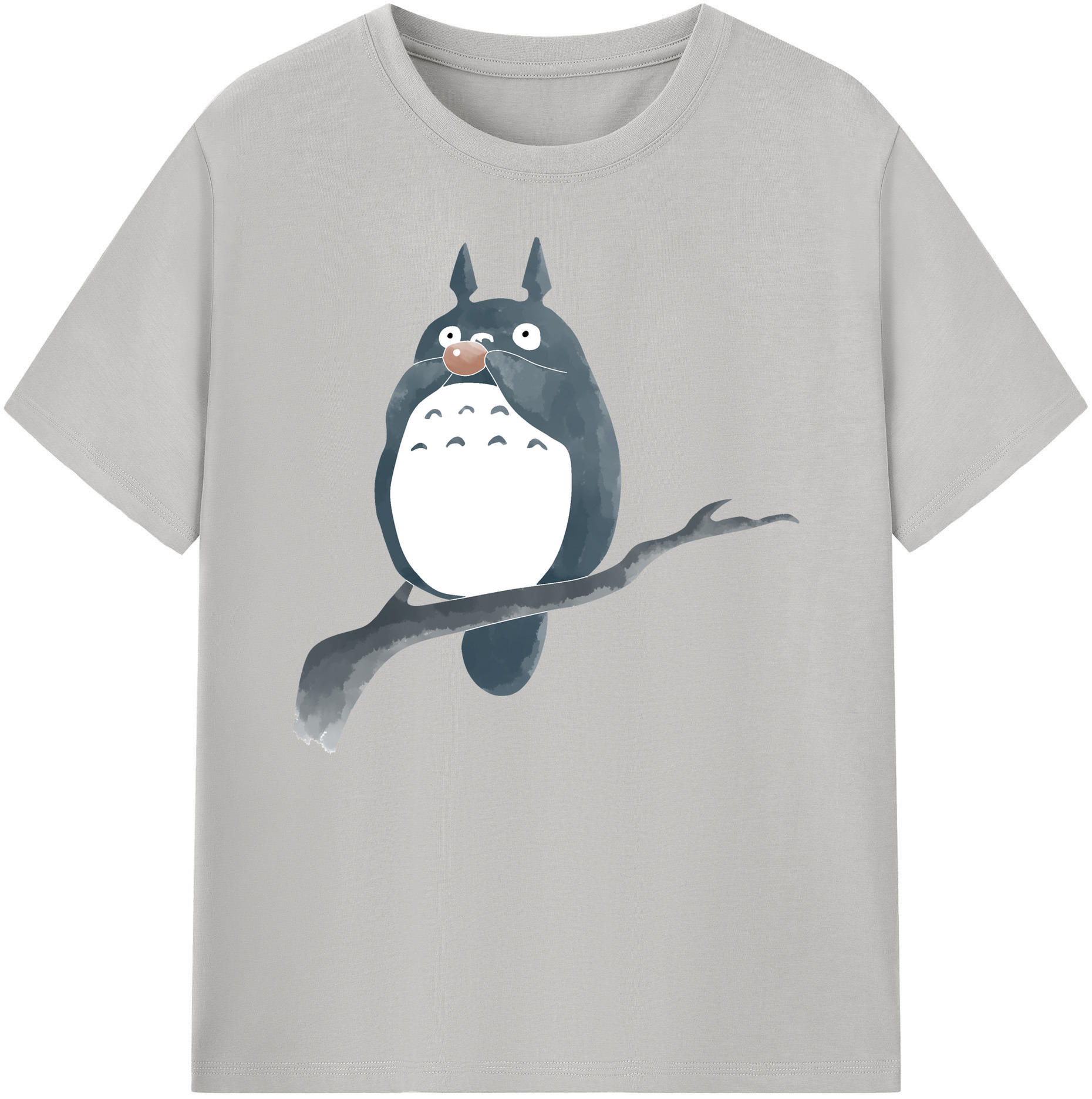 （画像用） となりのトトロ 草壁メイ 草壁サツキ My Neighbor Totoro Satsuki Kusakabe Mei Kusakabe 綿100％ メンズ半袖Tシャツ｜肌触りやわらか＆通気性