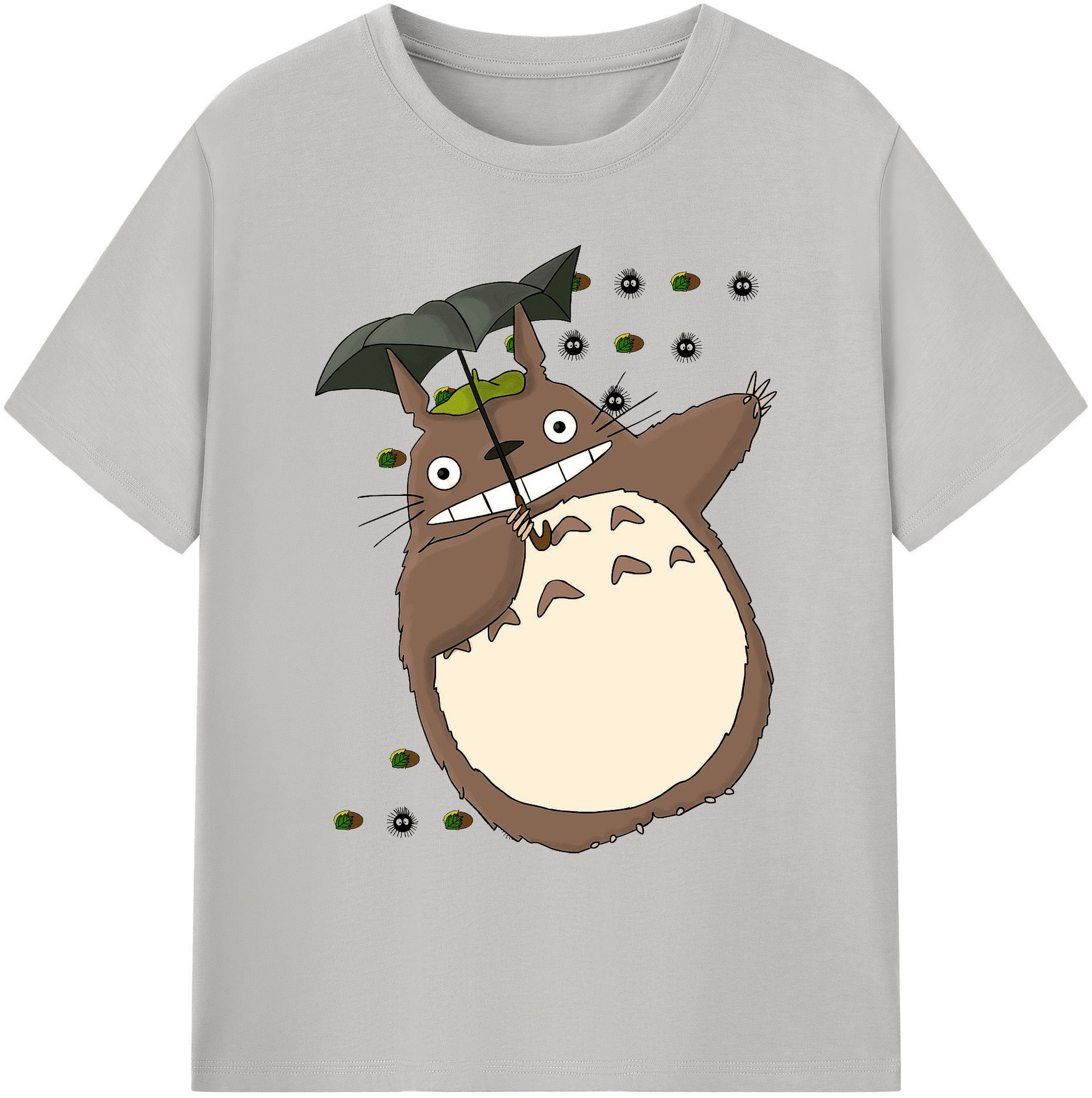 （画像用） となりのトトロ 草壁メイ 草壁サツキ My Neighbor Totoro Satsuki Kusakabe Mei Kusakabe 綿100％ メンズ半袖Tシャツ｜肌触りやわらか＆通気性