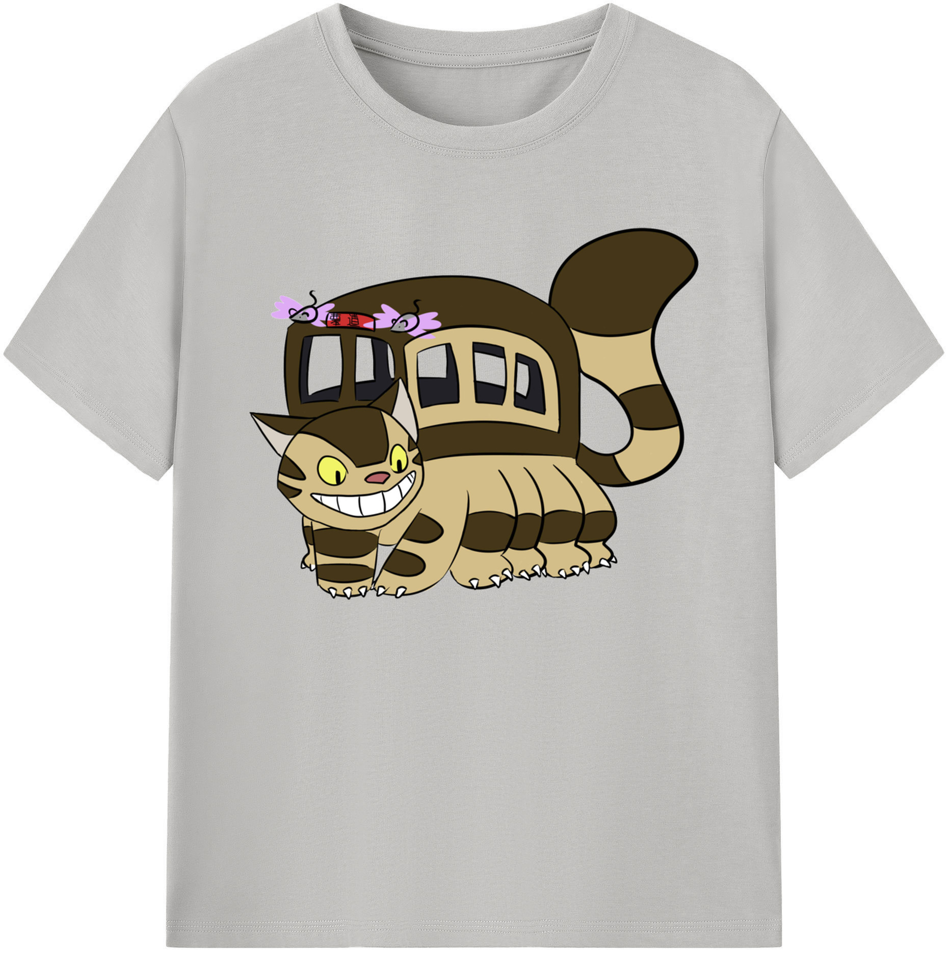 （画像用） となりのトトロ 草壁メイ 草壁サツキ My Neighbor Totoro Satsuki Kusakabe Mei Kusakabe 綿100％ メンズ半袖Tシャツ｜肌触りやわらか＆通気性