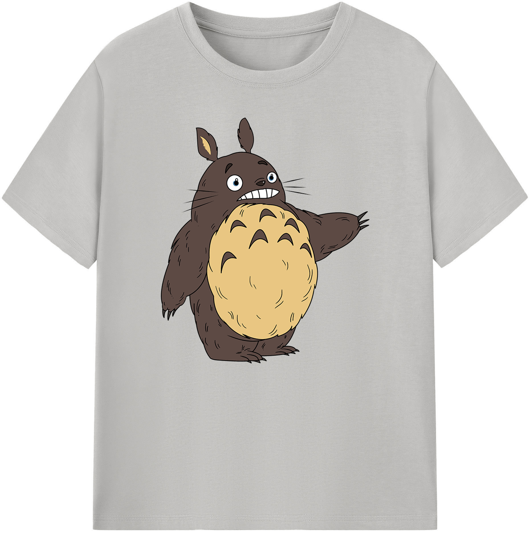 （画像用） となりのトトロ 草壁メイ 草壁サツキ My Neighbor Totoro Satsuki Kusakabe Mei Kusakabe 綿100％ メンズ半袖Tシャツ｜肌触りやわらか＆通気性
