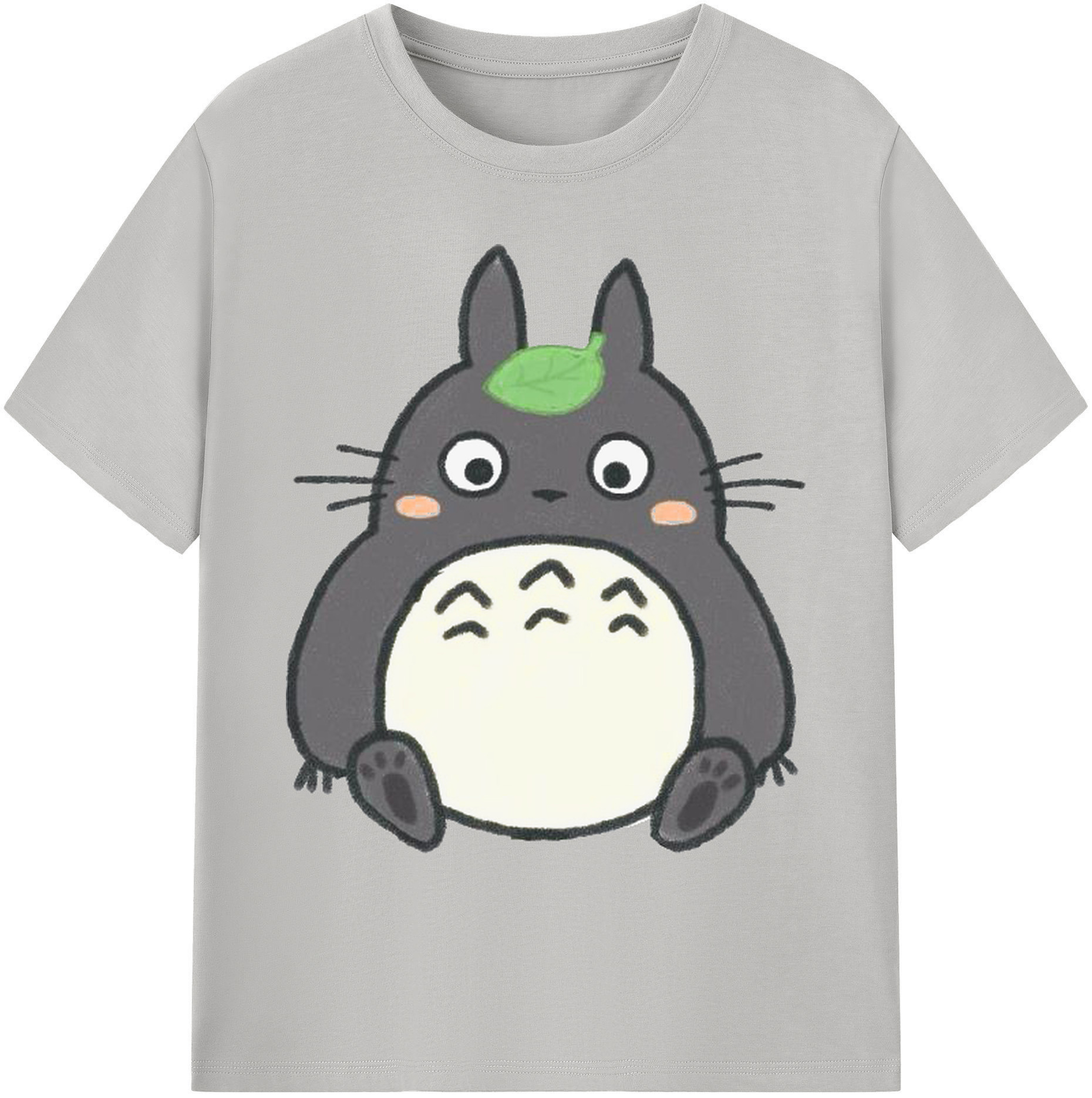 （画像用） となりのトトロ 草壁メイ 草壁サツキ My Neighbor Totoro Satsuki Kusakabe Mei Kusakabe 綿100％ メンズ半袖Tシャツ｜肌触りやわらか＆通気性