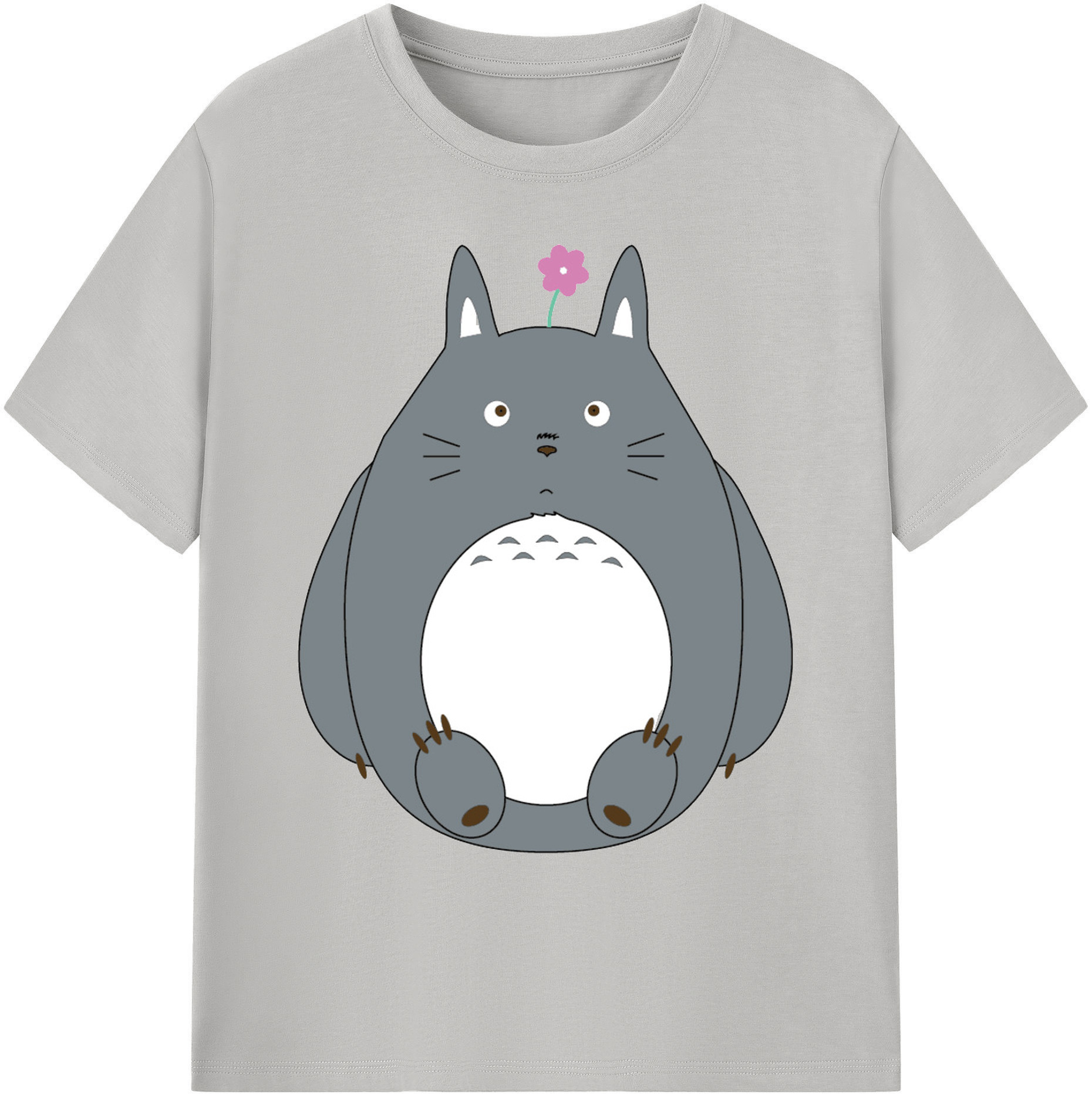 （画像用） となりのトトロ 草壁メイ 草壁サツキ My Neighbor Totoro Satsuki Kusakabe Mei Kusakabe 綿100％ メンズ半袖Tシャツ｜肌触りやわらか＆通気性