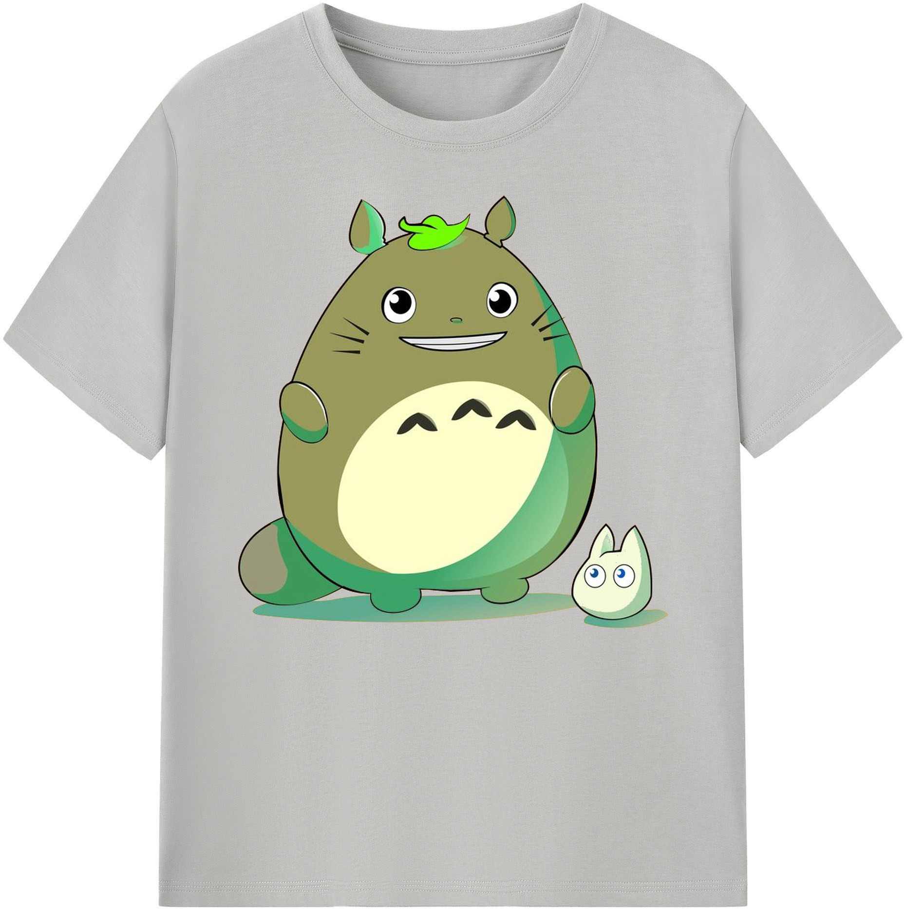 （画像用） となりのトトロ 草壁メイ 草壁サツキ My Neighbor Totoro Satsuki Kusakabe Mei Kusakabe 綿100％ メンズ半袖Tシャツ｜肌触りやわらか＆通気性