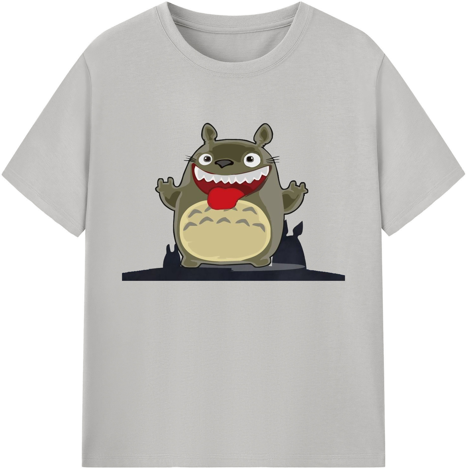 （画像用） となりのトトロ 草壁メイ 草壁サツキ My Neighbor Totoro Satsuki Kusakabe Mei Kusakabe 綿100％ メンズ半袖Tシャツ｜肌触りやわらか＆通気性
