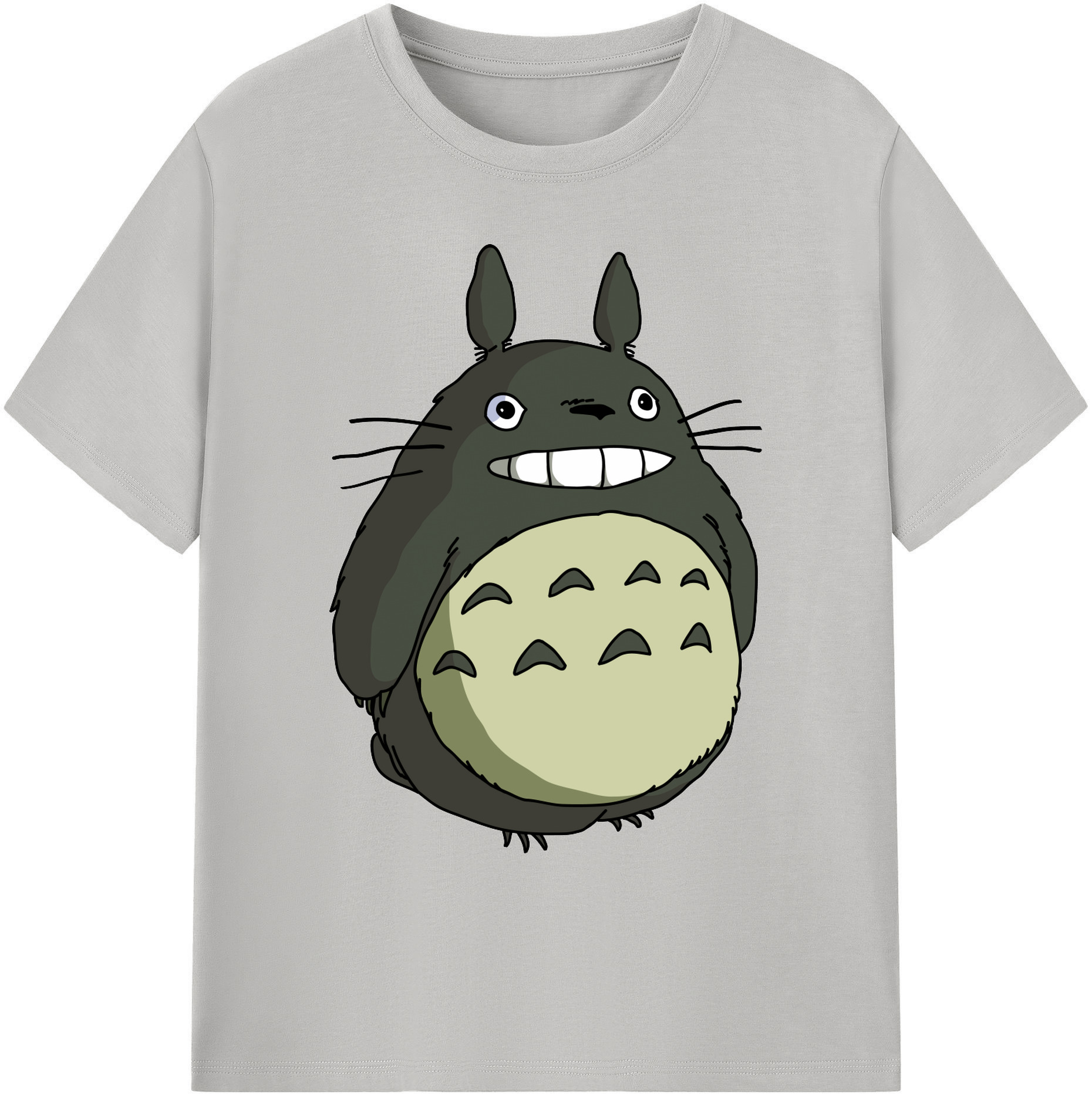 （画像用） となりのトトロ 草壁メイ 草壁サツキ My Neighbor Totoro Satsuki Kusakabe Mei Kusakabe 綿100％ メンズ半袖Tシャツ｜肌触りやわらか＆通気性