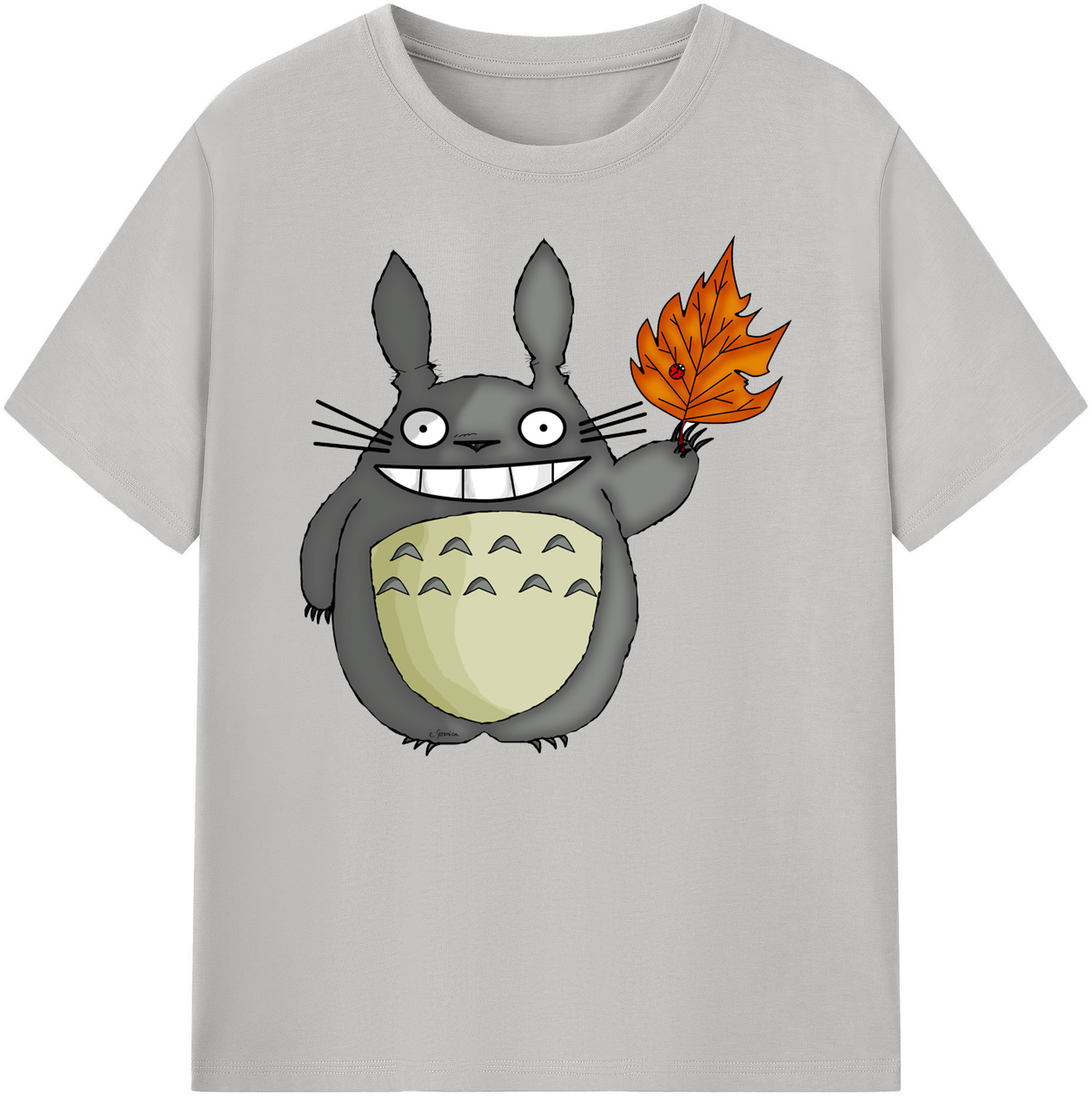 （画像用） となりのトトロ 草壁メイ 草壁サツキ My Neighbor Totoro Satsuki Kusakabe Mei Kusakabe 綿100％ メンズ半袖Tシャツ｜肌触りやわらか＆通気性