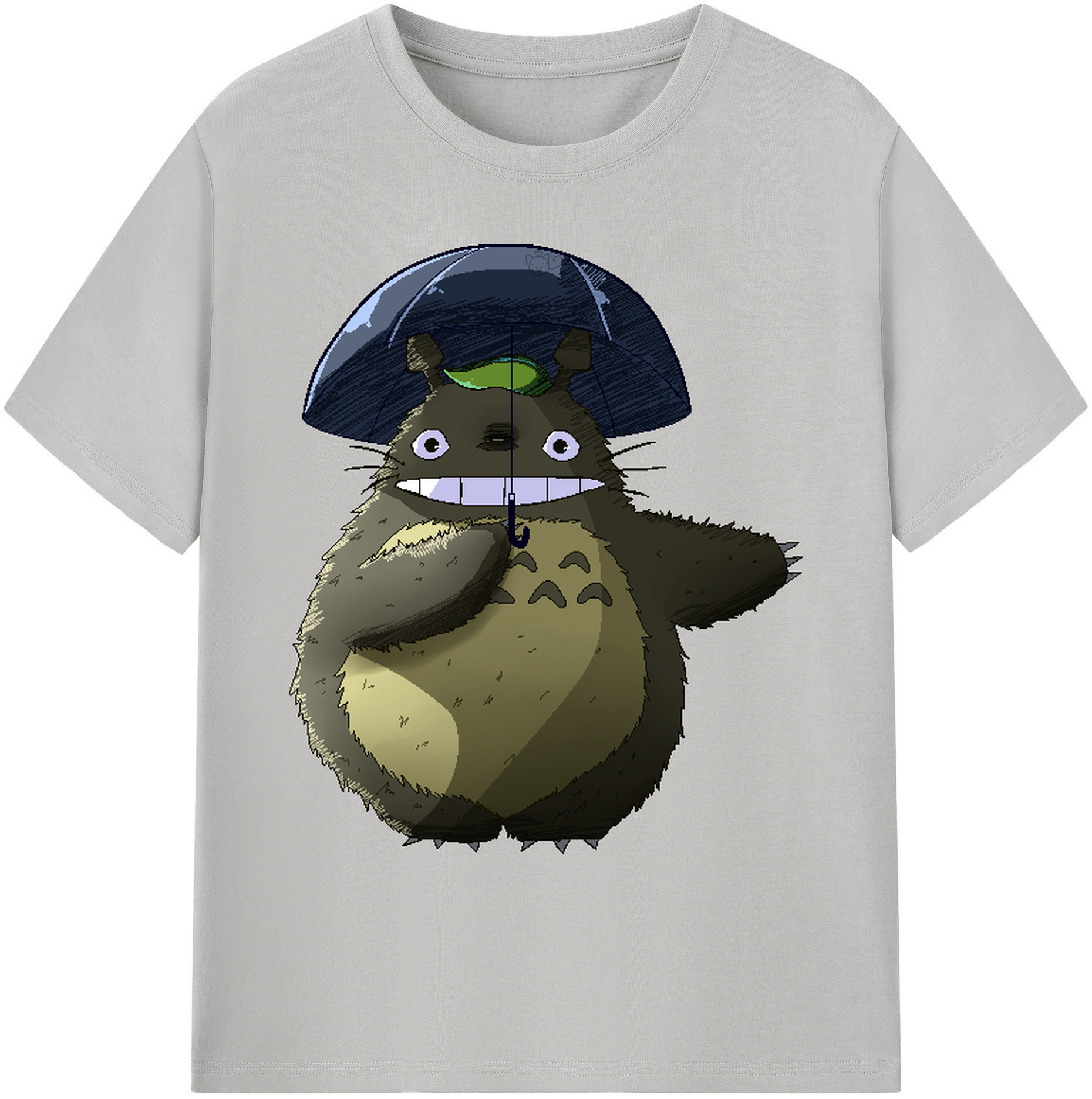 （画像用） となりのトトロ 草壁メイ 草壁サツキ My Neighbor Totoro Satsuki Kusakabe Mei Kusakabe 綿100％ メンズ半袖Tシャツ｜肌触りやわらか＆通気性