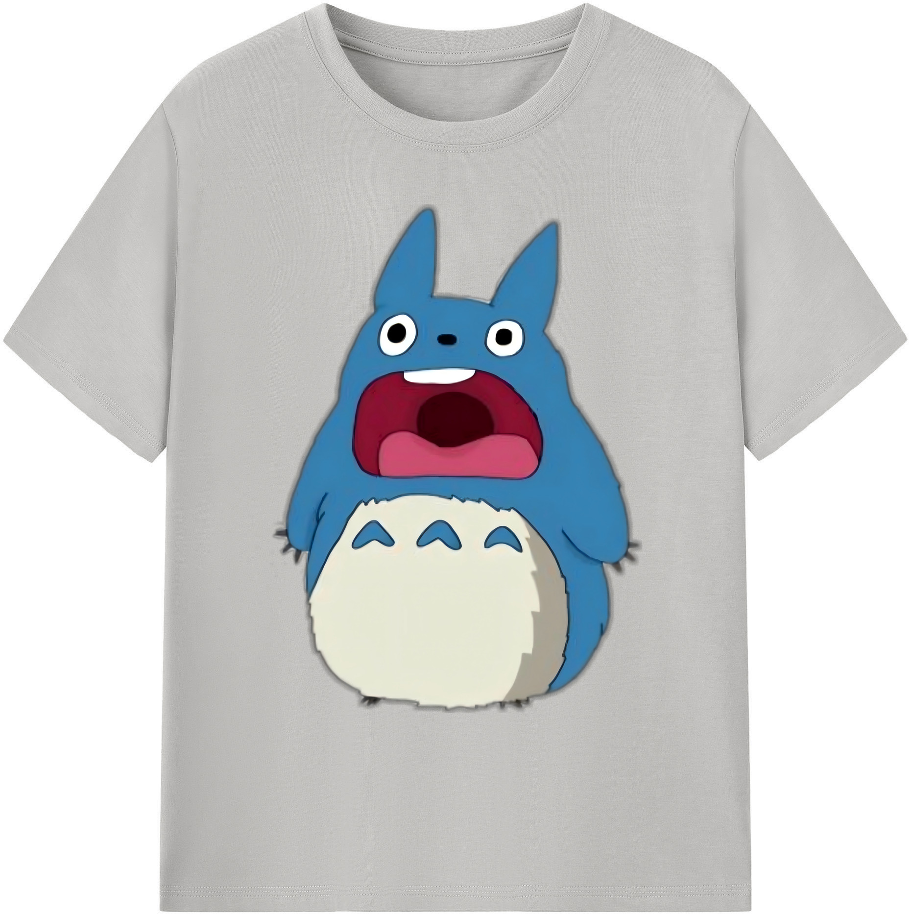 （画像用） となりのトトロ 草壁メイ 草壁サツキ My Neighbor Totoro Satsuki Kusakabe Mei Kusakabe 綿100％ メンズ半袖Tシャツ｜肌触りやわらか＆通気性