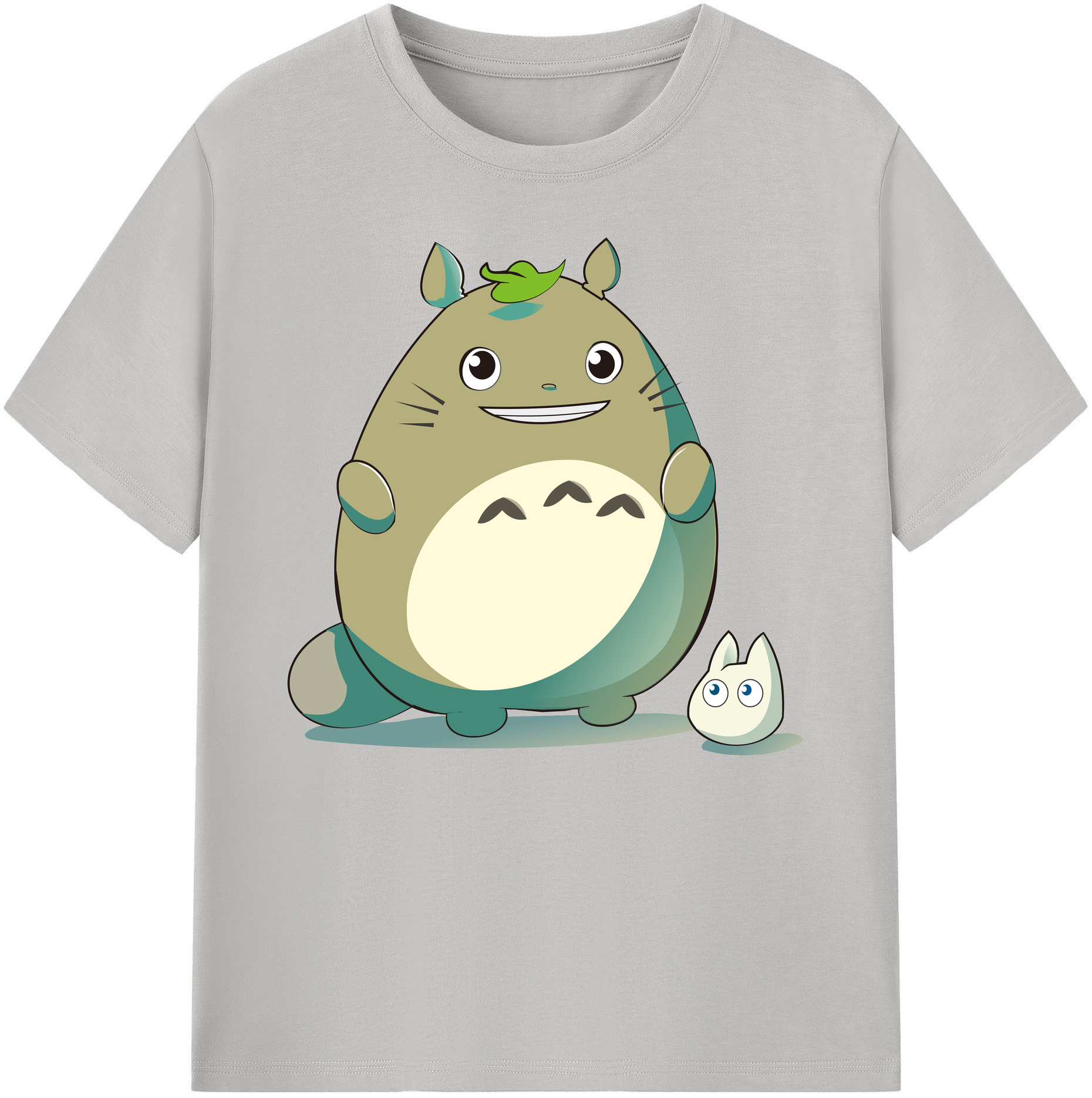（画像用） となりのトトロ 草壁メイ 草壁サツキ My Neighbor Totoro Satsuki Kusakabe Mei Kusakabe 綿100％ メンズ半袖Tシャツ｜肌触りやわらか＆通気性